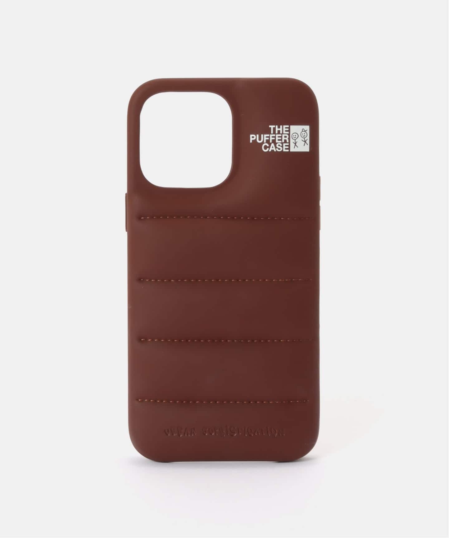 Urban Sophistication ブラウン iPhoneケース Urban Sophistication】 Puffer Case：iPhoneケース 14 Pro（モバイル