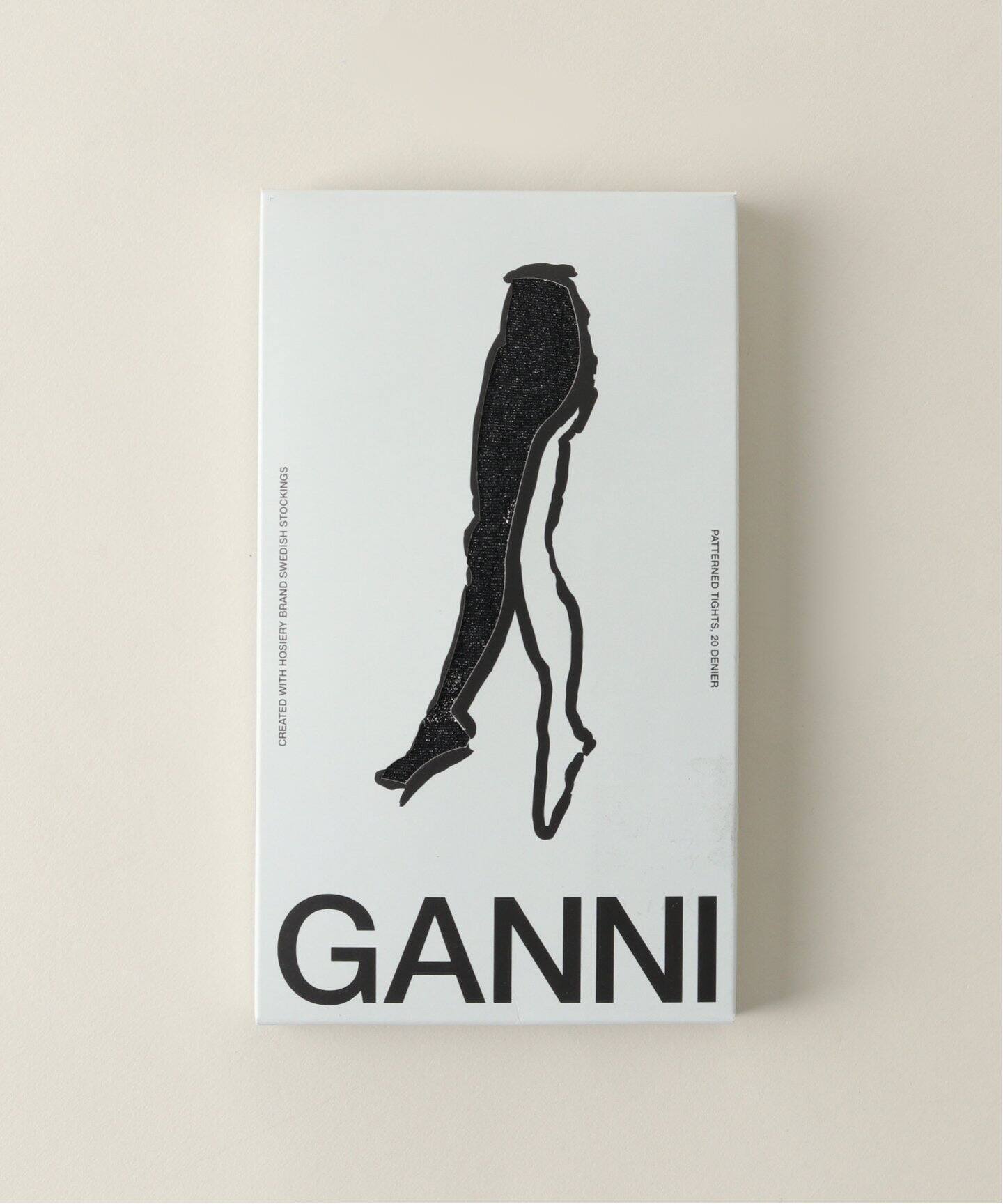 GANNI / ガニー】 Butterfly Lace Tight Glitte A6294/ A6298（タイツ