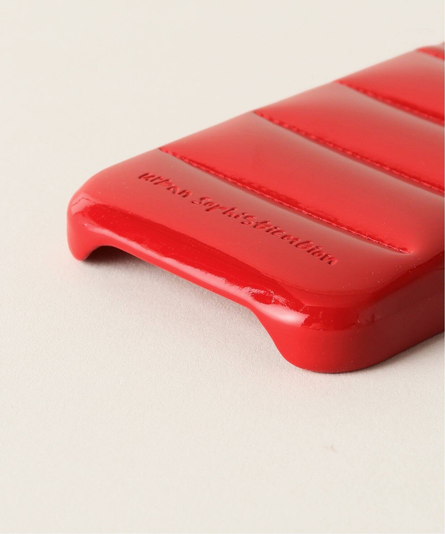 iPhoneアクセサリー Urban Sophistication iPhone15 Rouge The Puffer Case® - Devil in Red | Urban Sophistication