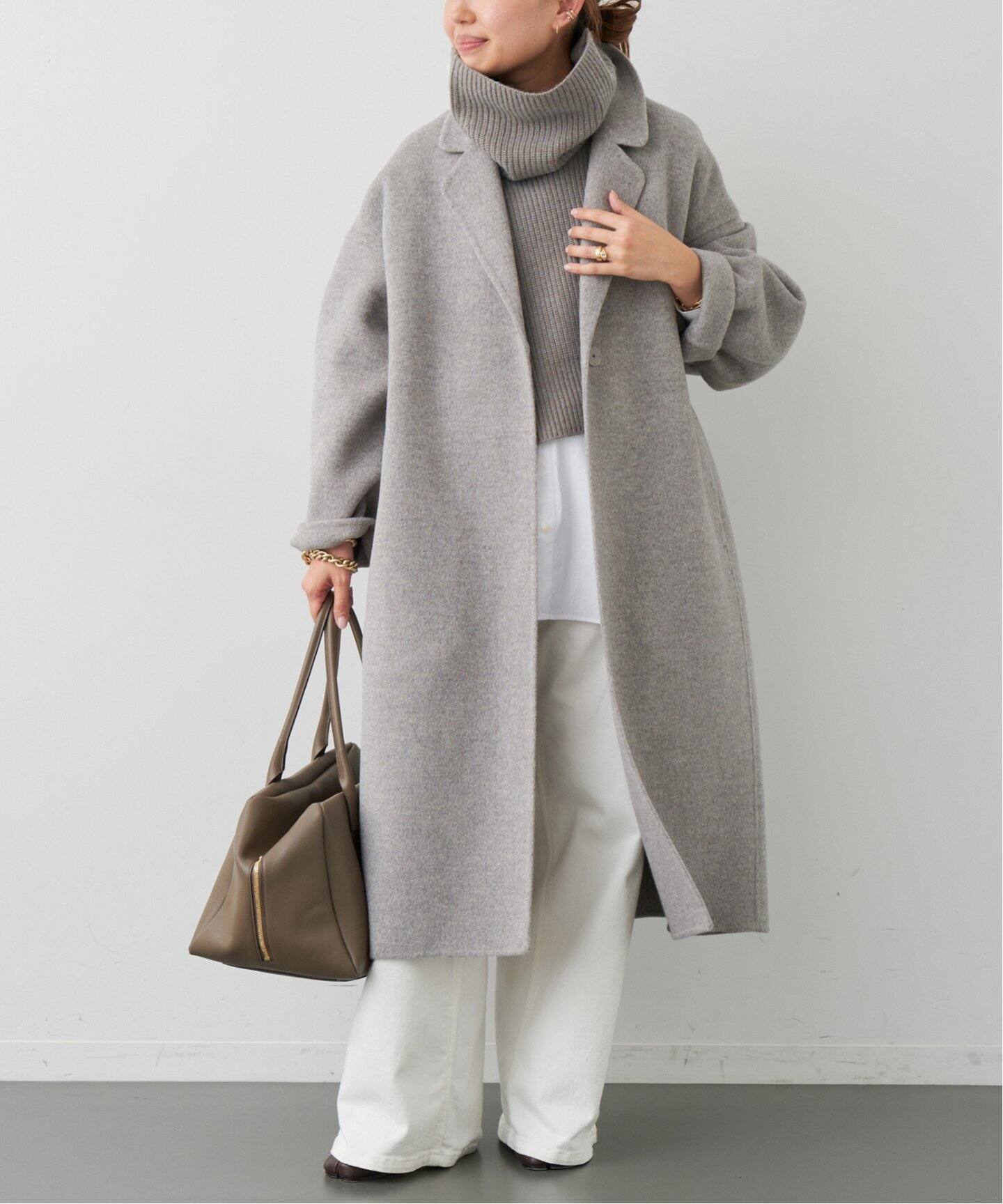 YVES SALOMON / イヴ サロモン】 FRONT KNITWEAR（ニット／セーター  