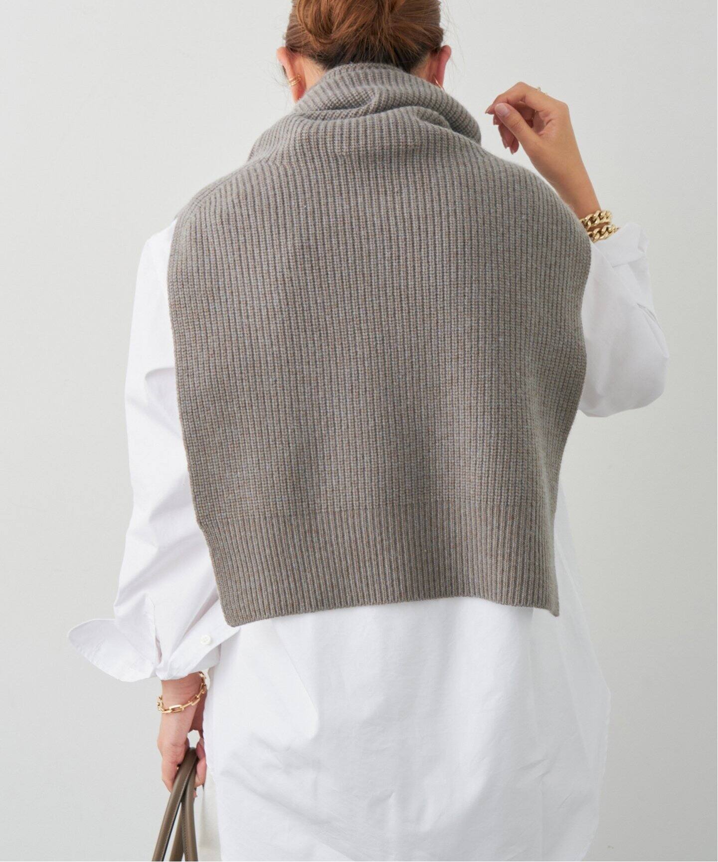 YVES SALOMON / イヴ サロモン】 FRONT KNITWEAR（ニット／セーター 