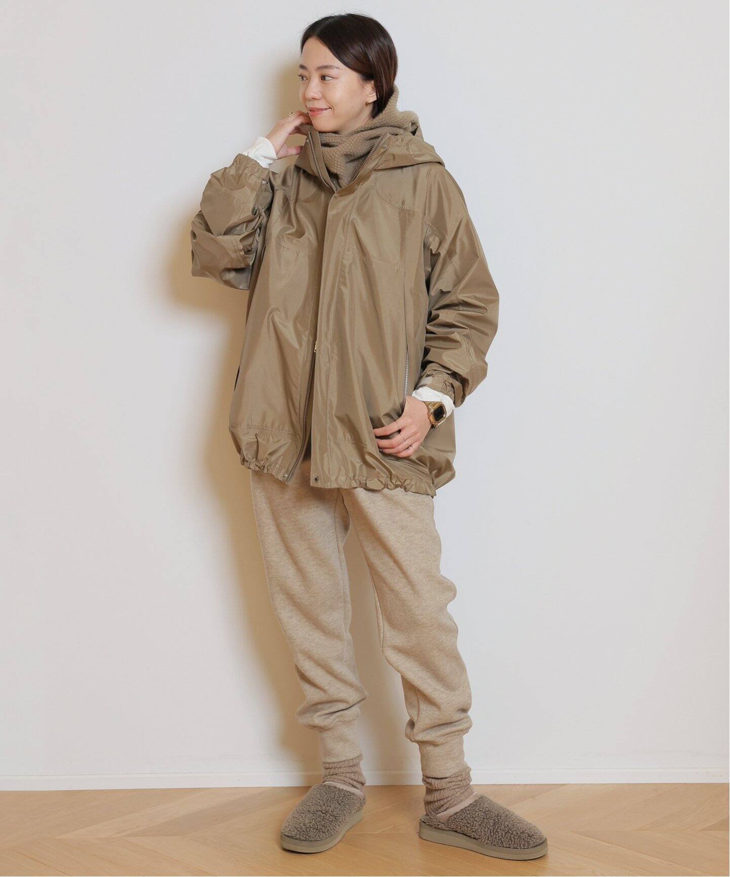 ents./エンツ】 CASHMERE WAFFLE バラクラバ（その他ファッション小物 