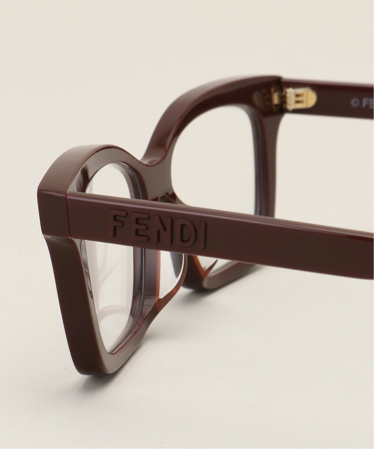 FENDI/フェンディ】スクウェアメガネ（ボルドー）（メガネ）｜MUSE de 