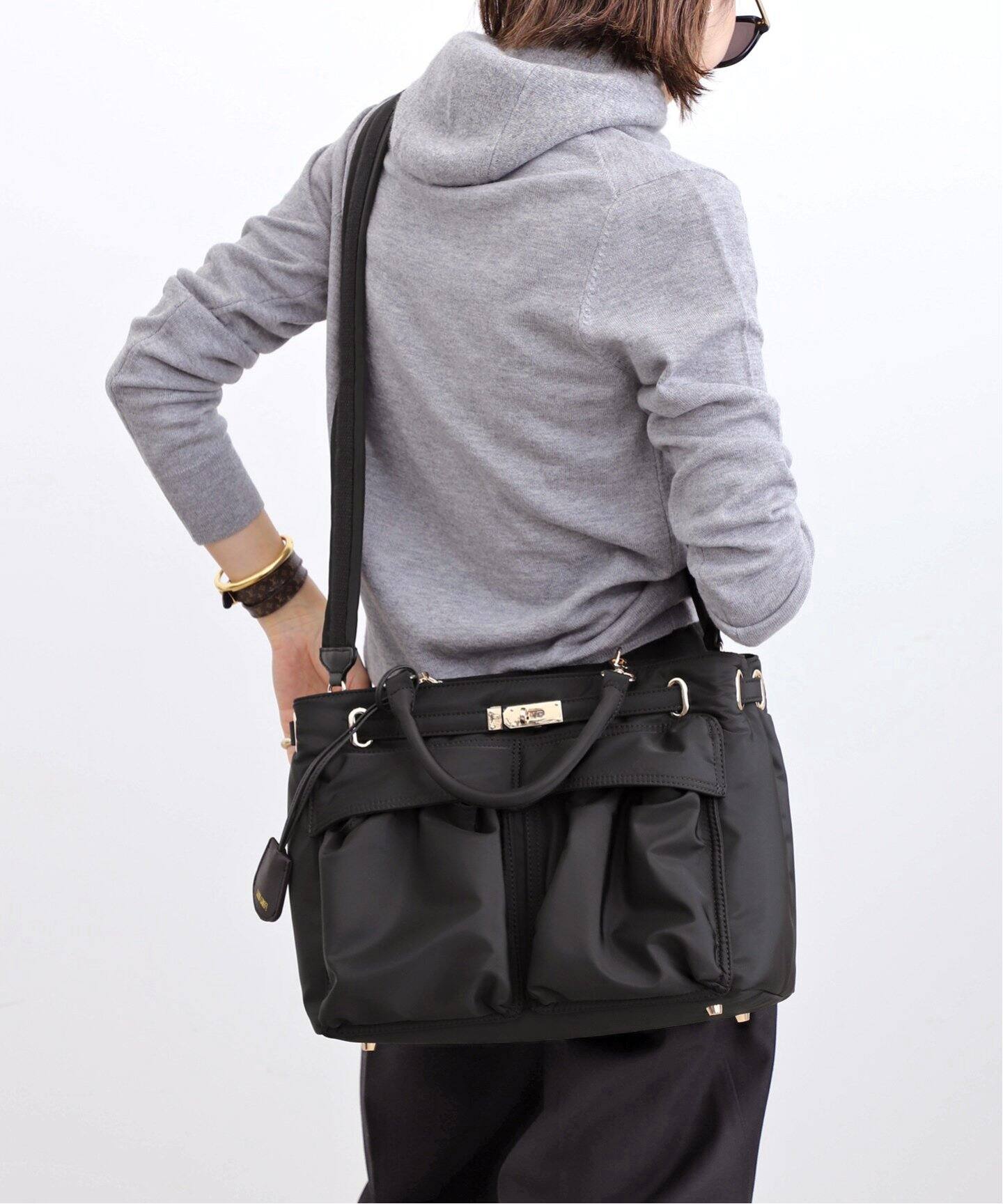 GOOD GRIEF!/グッドグリーフ】 Belted Shoulder Bag(Large  