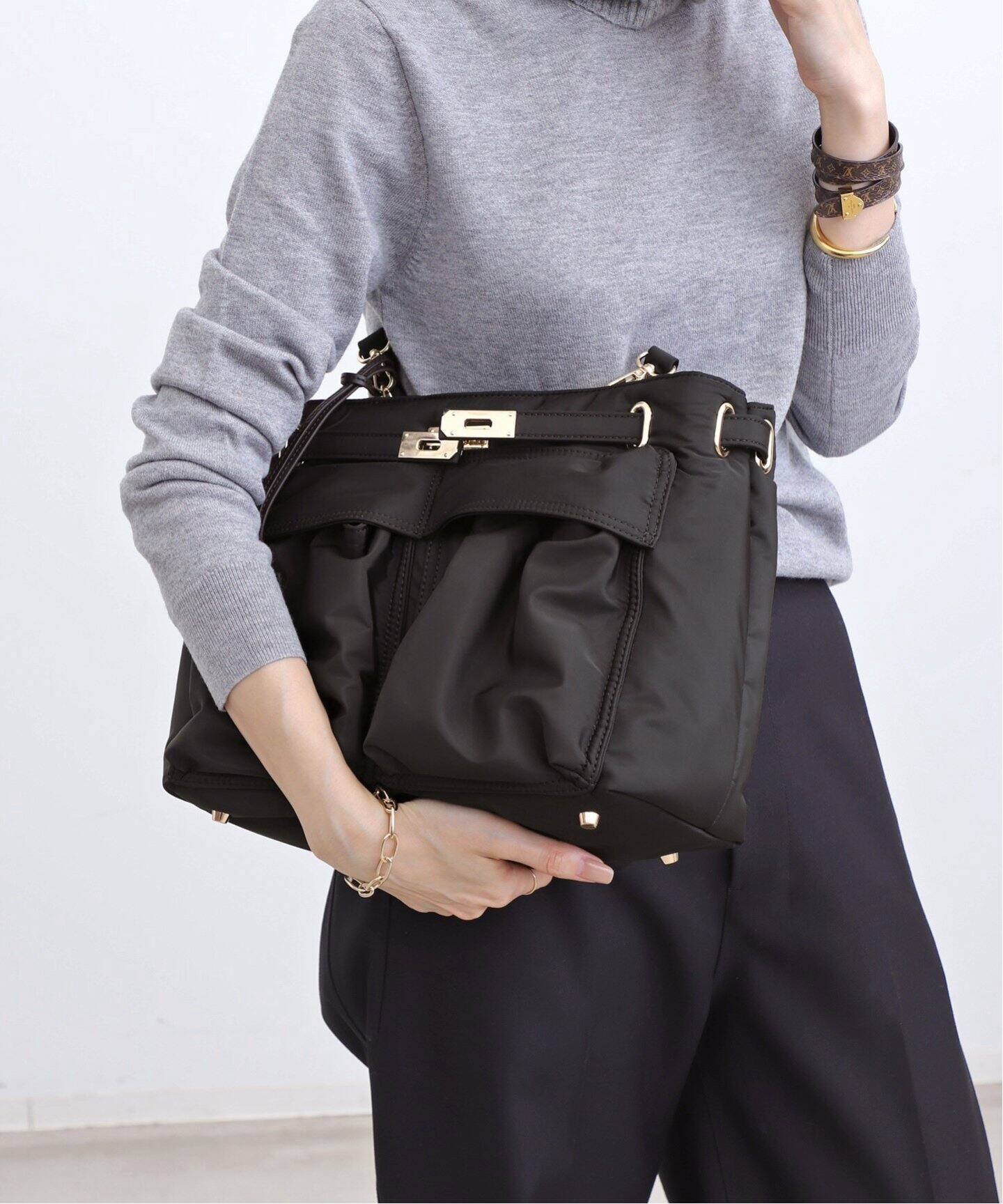 GOOD GRIEF!/グッドグリーフ】 Belted Shoulder Bag(Large  
