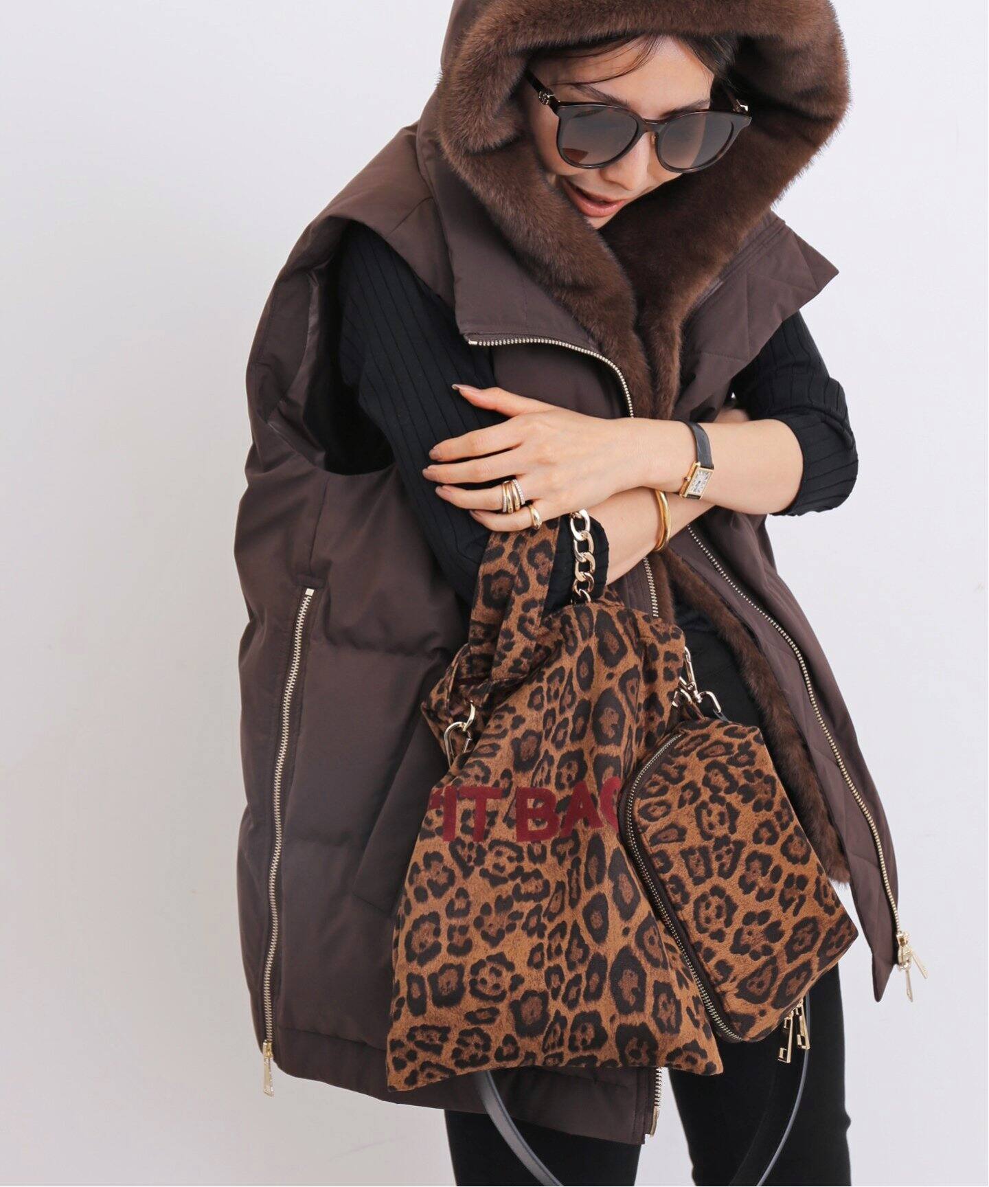 GOOD GRIEF!/グッド グリーフ】 BELT with LEOPARD IT BAG（その他  