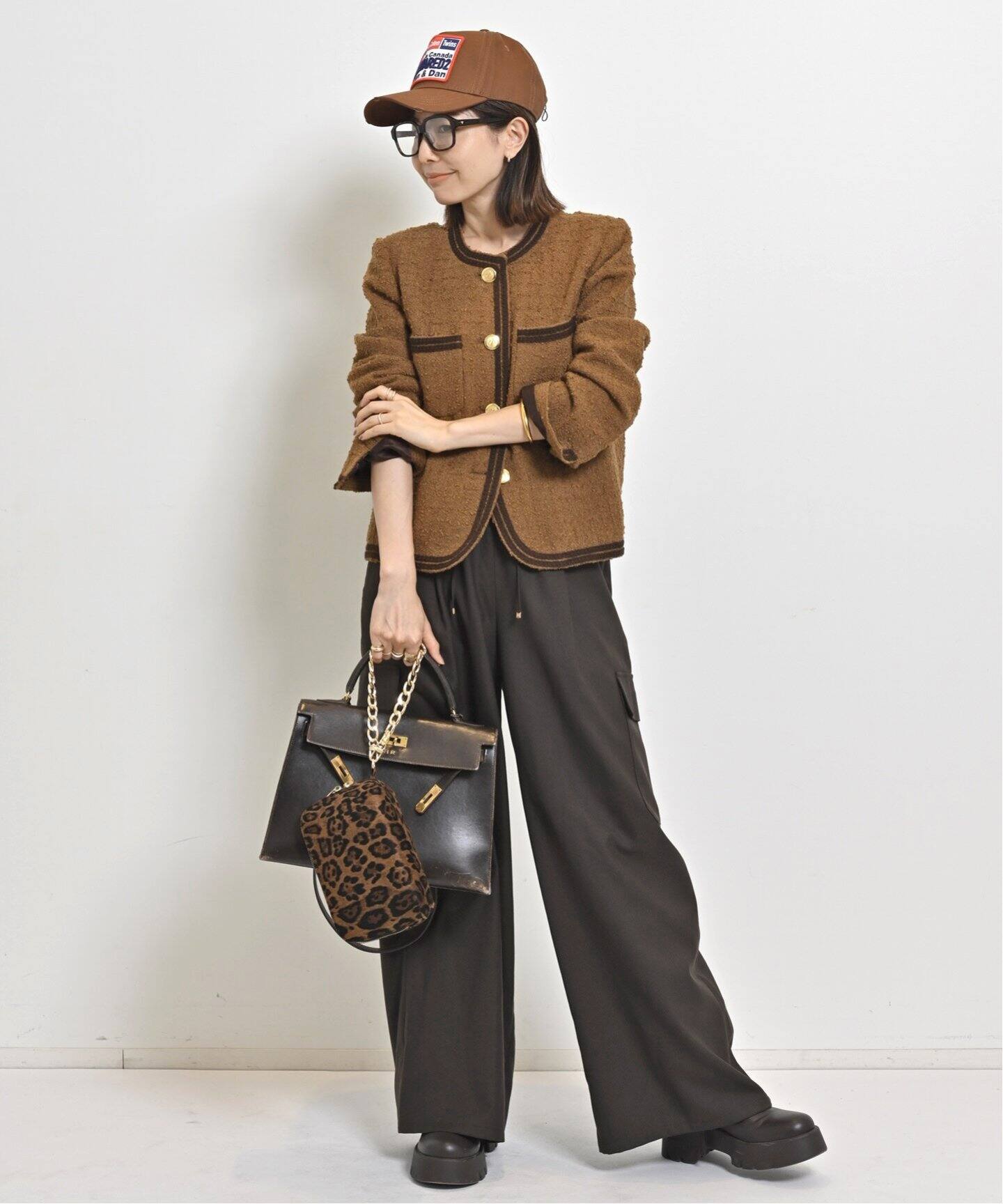 GOOD GRIEF!/グッド グリーフ】 LEOPARD POUCH BAG（ポーチ）｜L  