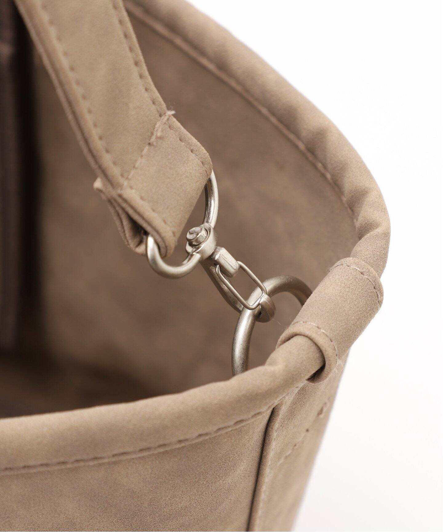 SUEDE LIKE TOTE BAG（トートバッグ）｜L 