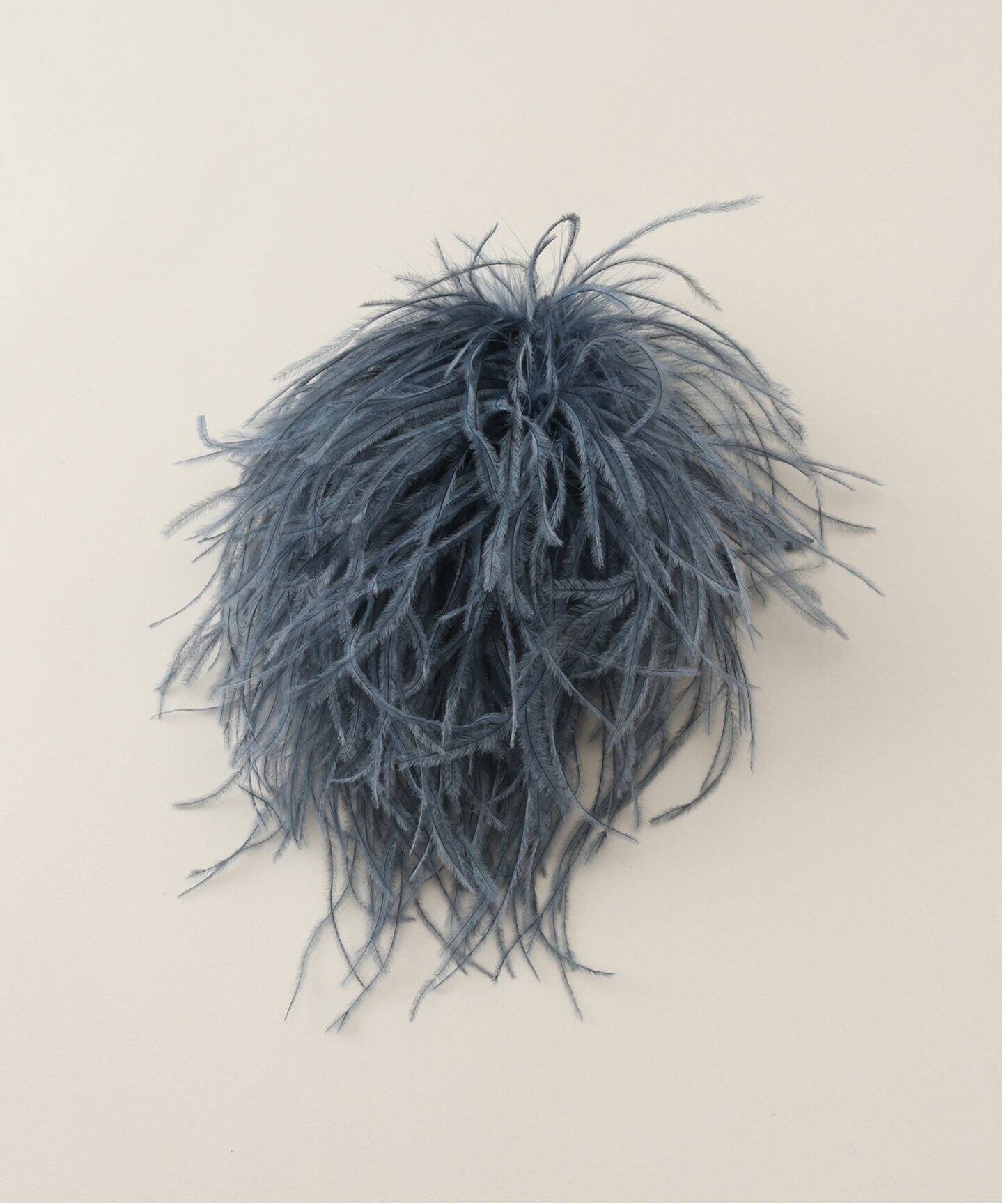 INDRESS/インドレス】 Ostrich feather brooch（コサージュ）｜L  