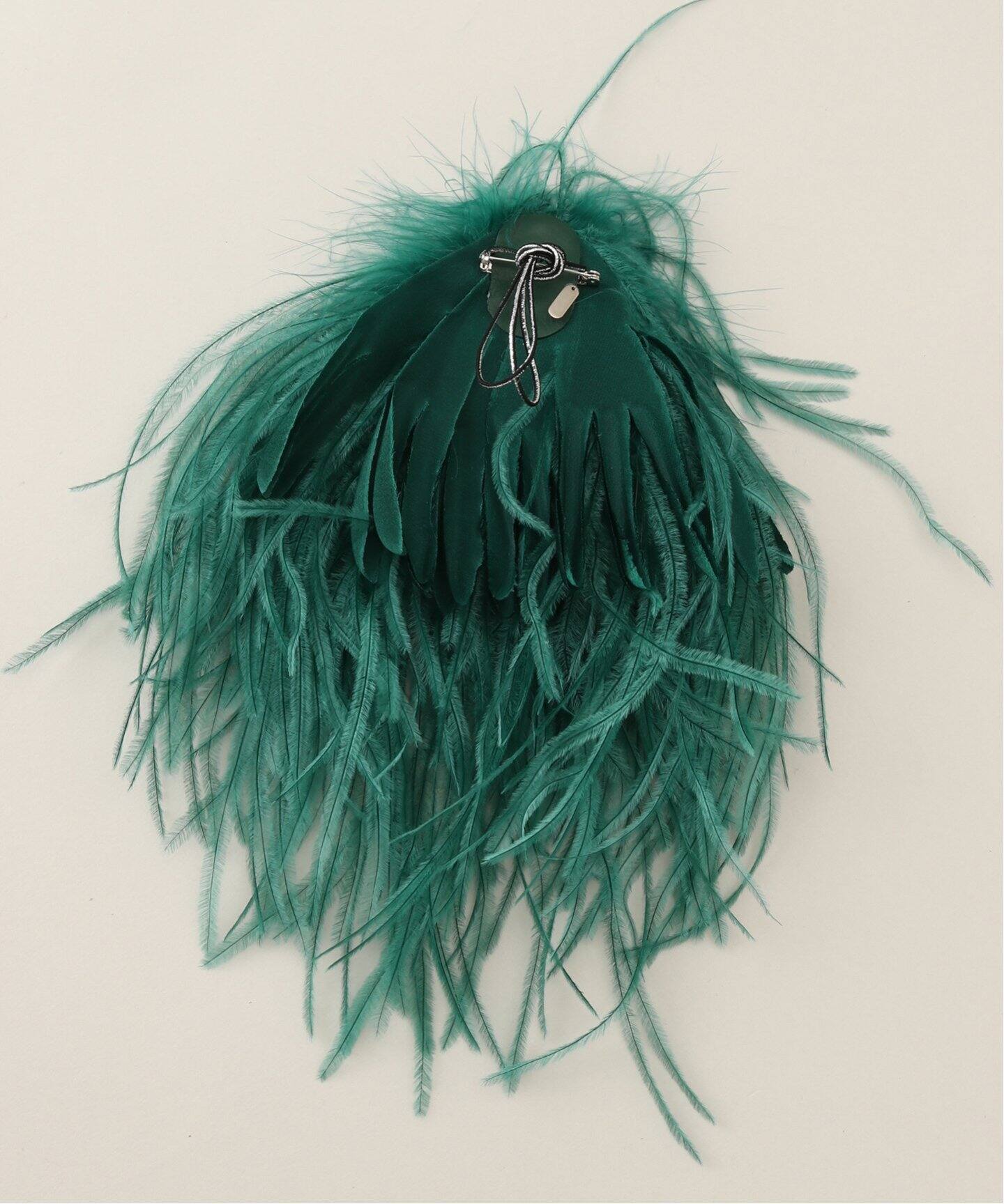 INDRESS/インドレス】 Ostrich feather brooch（コサージュ）｜L  