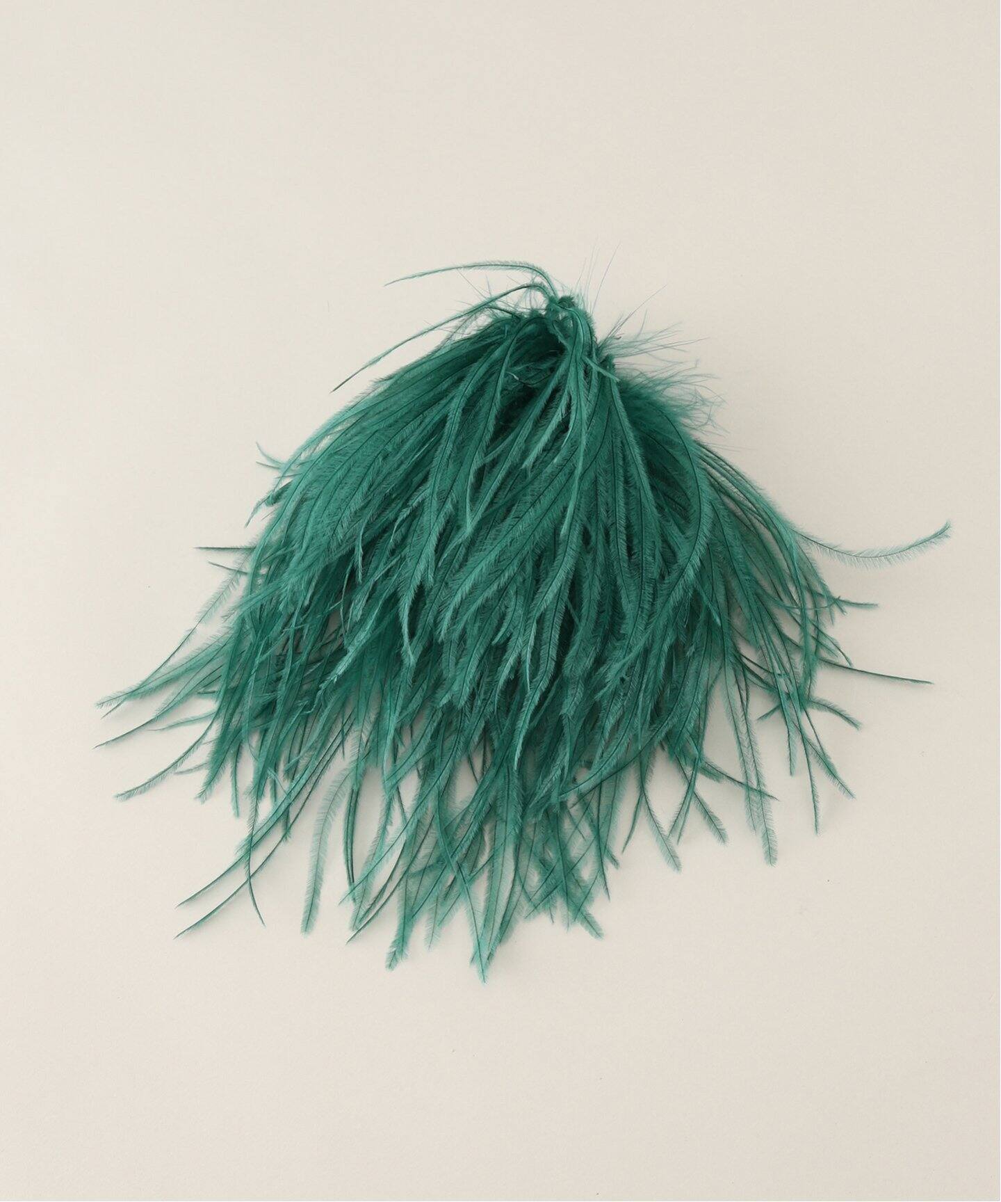 INDRESS/インドレス】 Ostrich feather brooch（コサージュ）｜L 