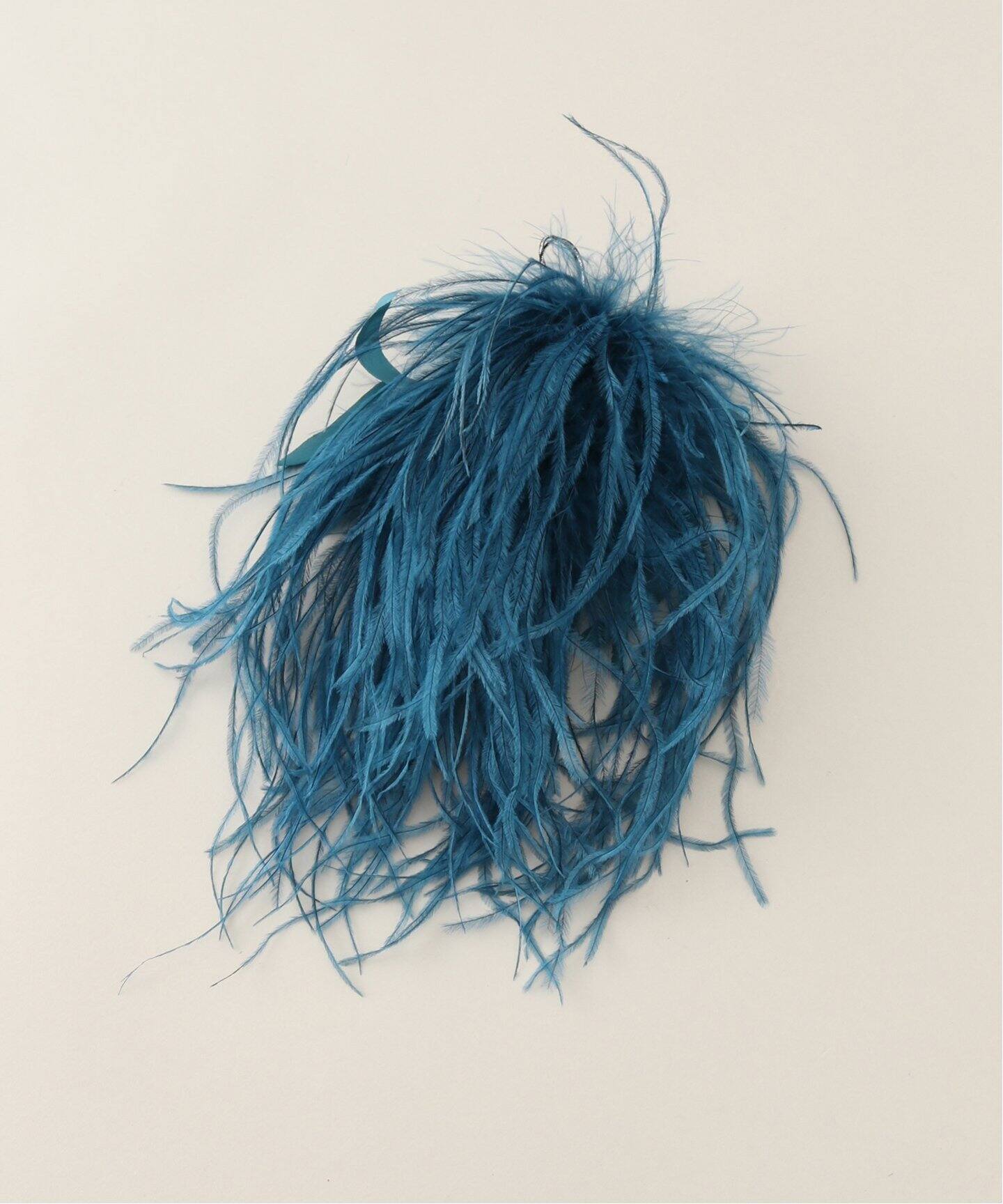 INDRESS/インドレス】 Ostrich feather brooch（コサージュ）｜L 