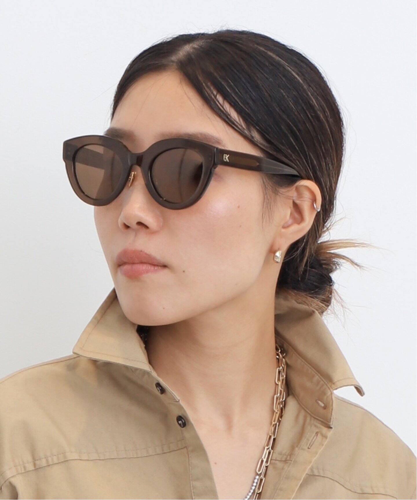 EMMANUELLE KHANH/エマニュエル カーン】 ROUND SUGLASSES（サングラス  