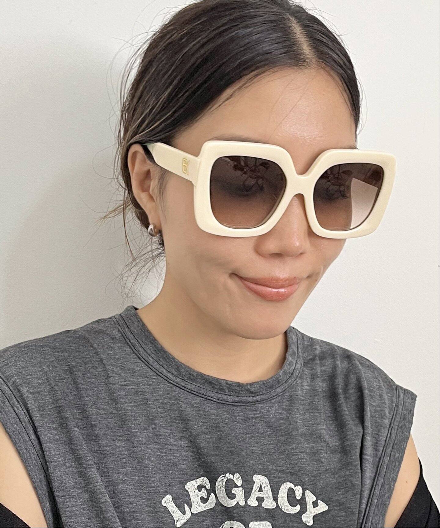 EMMANUELLE KHANH/エマニュエル カーン】 SQUARE SUNGLASSES 