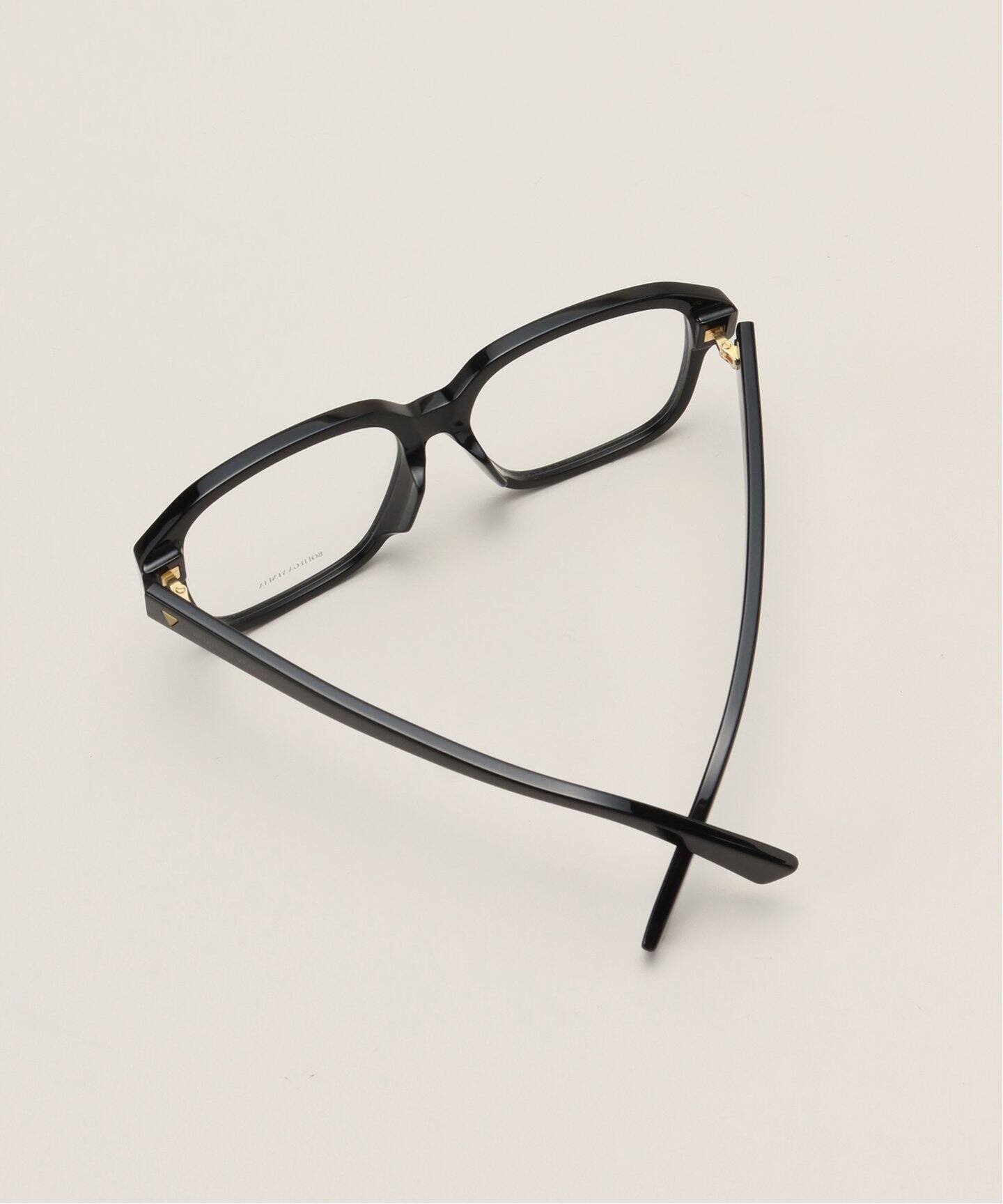 BOTTEGA VENETA/ボッテガ ヴェネタ】 SQUARE BLACK EYEWEAR（メガネ 
