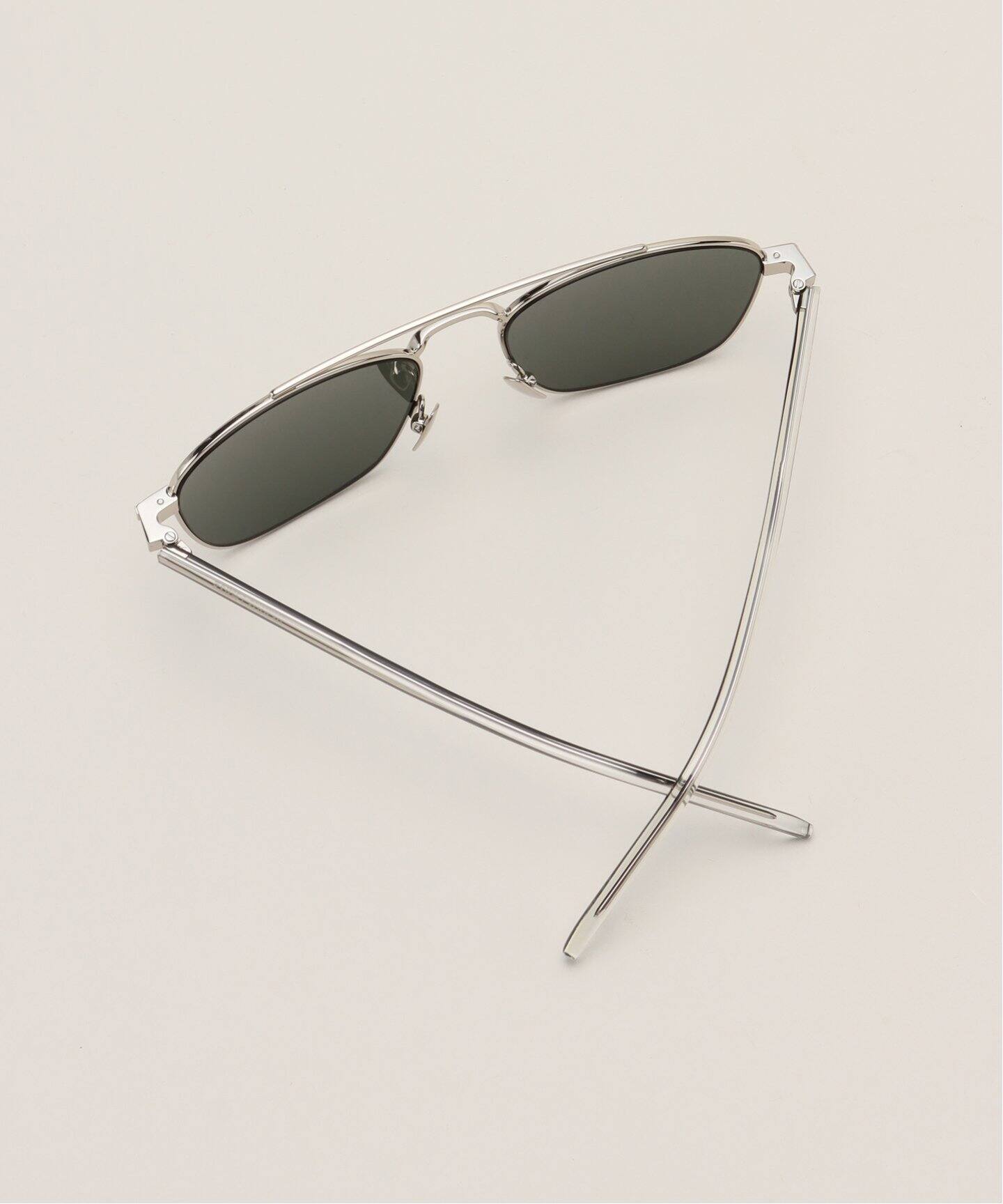 SAINT LAURENT/サン ローラン】 SILVER FRAME SUNGLASSES（サングラス 