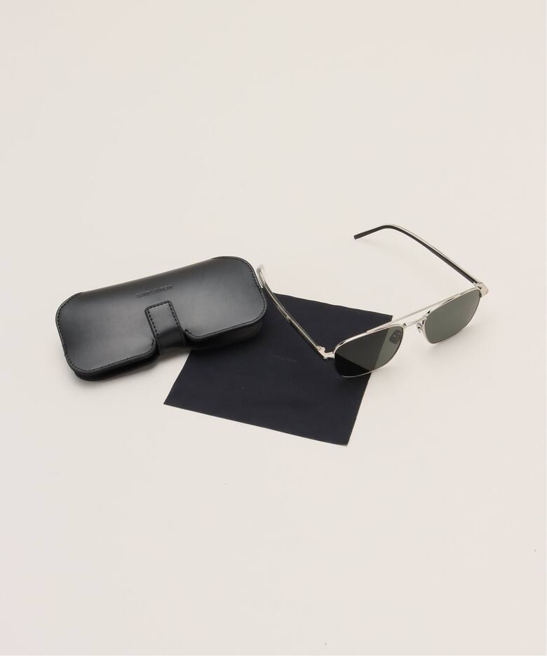 SAINT LAURENT/サン ローラン】 SILVER FRAME SUNGLASSES（サングラス 
