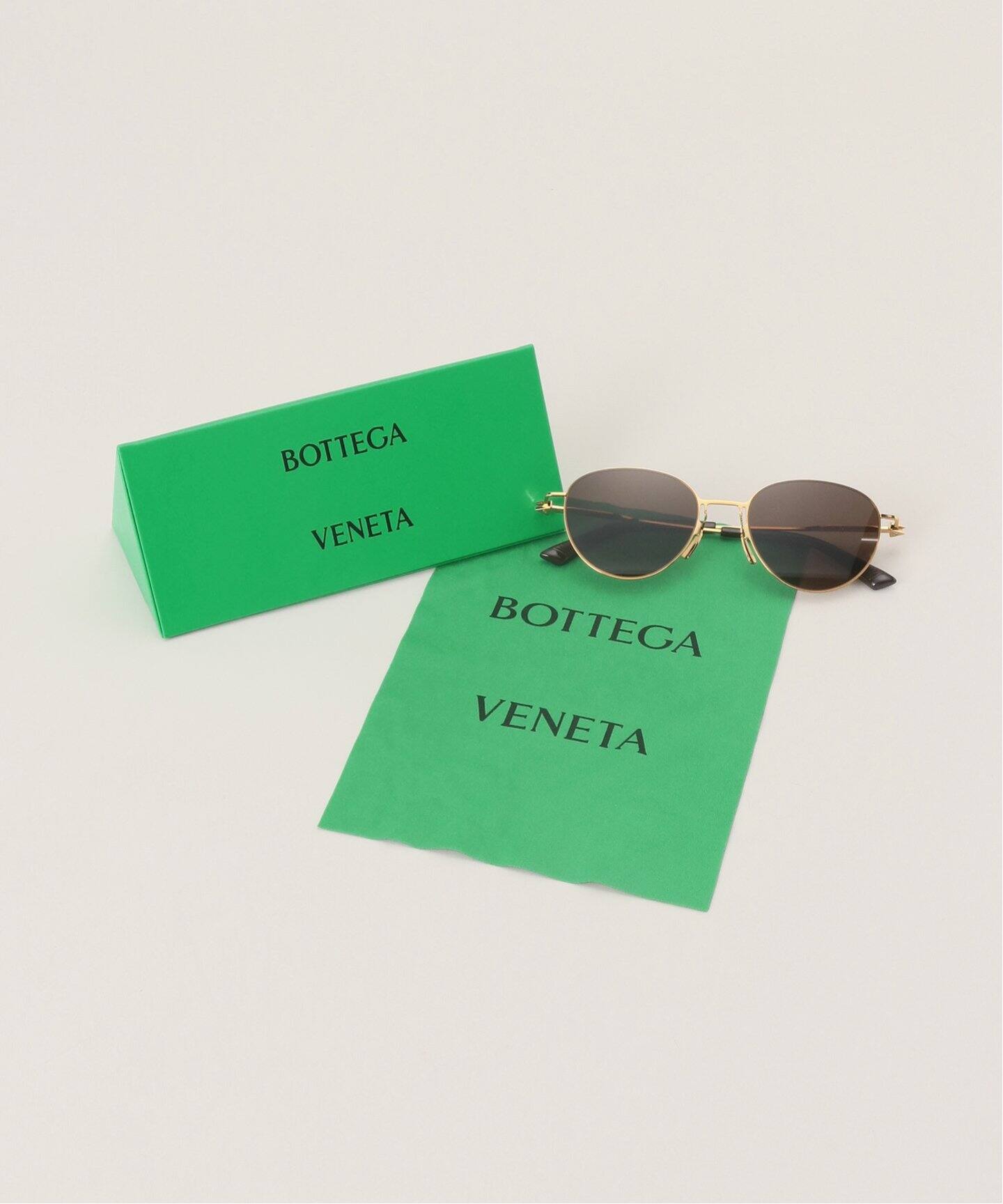 BOTTEGA VENETA/ボッテガ ヴェネタ】 Gold frame Sunglass（サングラス 