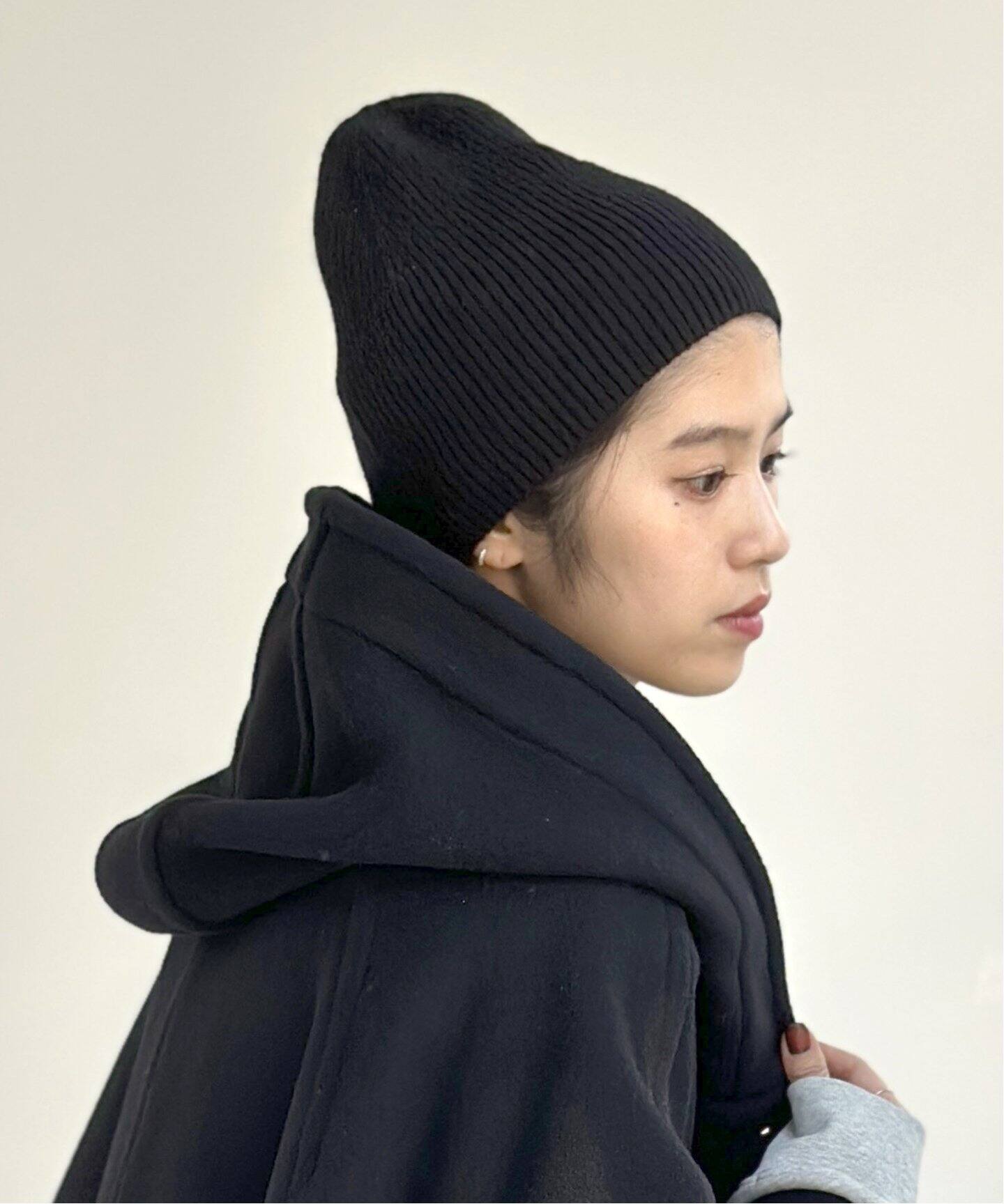 ウールカシミヤニットビーニー（ニットキャップ・ビーニー）｜AP  