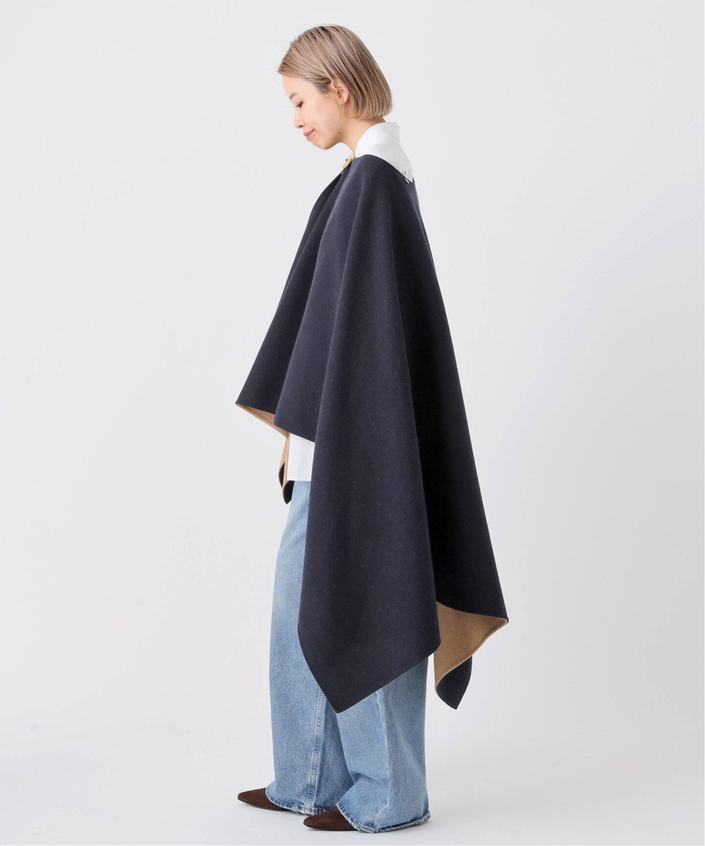 SYSTEM/システム】ハンドメイドケープ（ポンチョ・マント）｜AP STUDIO