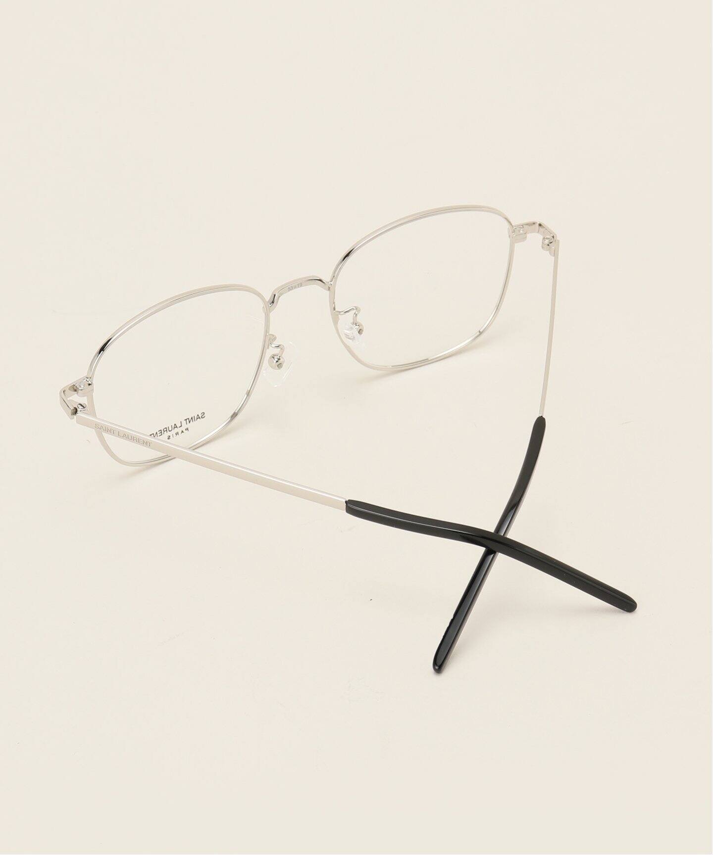 SAINT LAURENT/サンローラン】シルバーフレームアイウェア（メガネ 