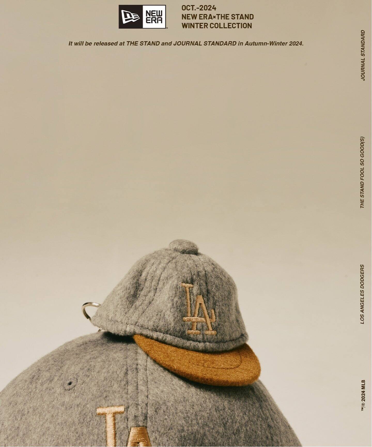 NEW ERA / ニューエラ 別注 CapKeyhoulder LA CASHMERE ツートーン 