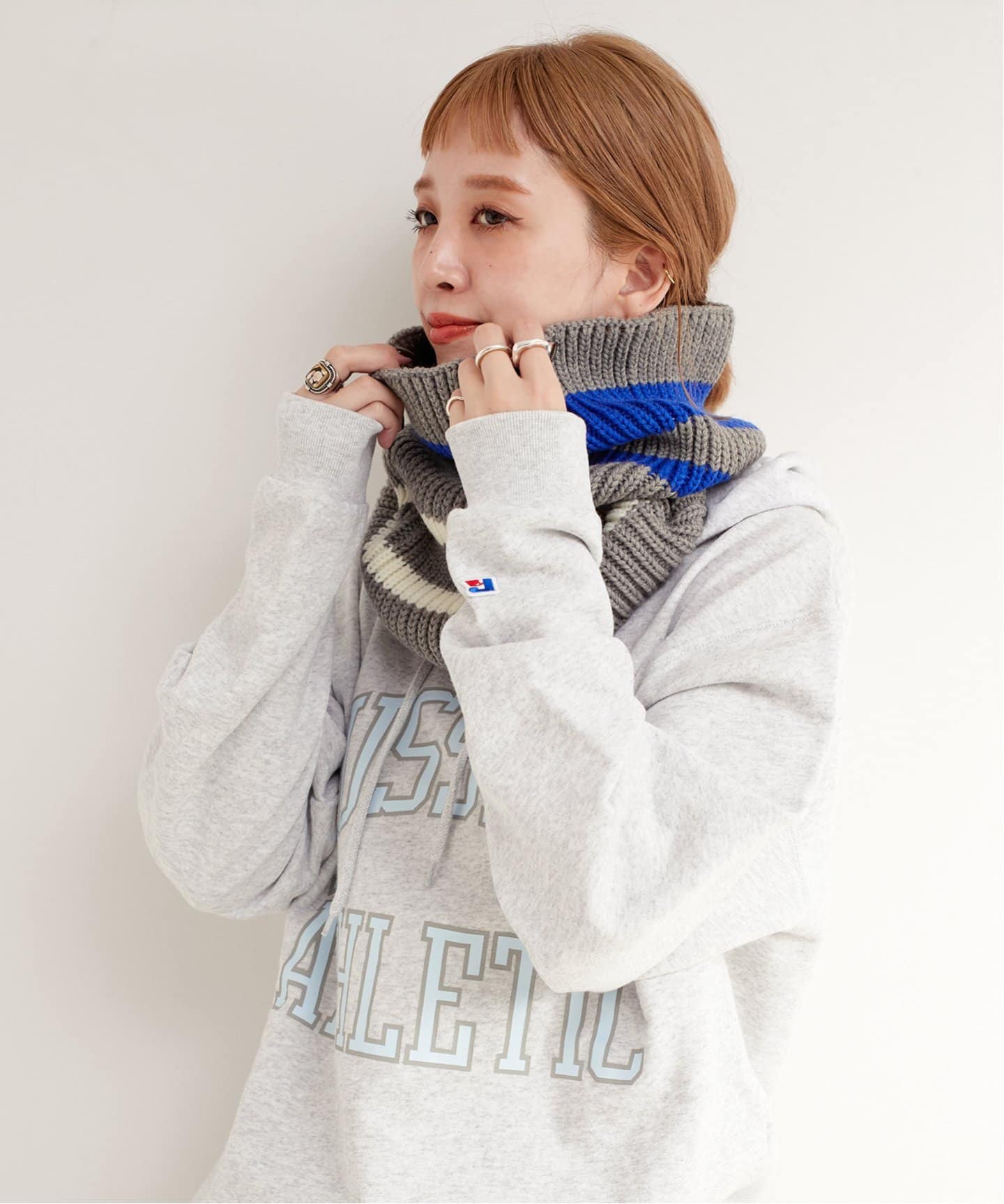 TRICOMER/トリコメル 別注 ネックウォーマー＆グローブ（ネック