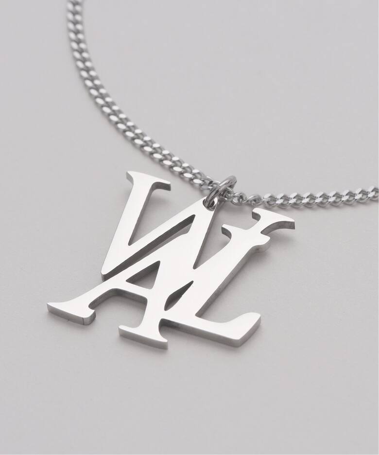 WOOALONG/ウアロン】 signature Logo Necklace / SD5AAL321 