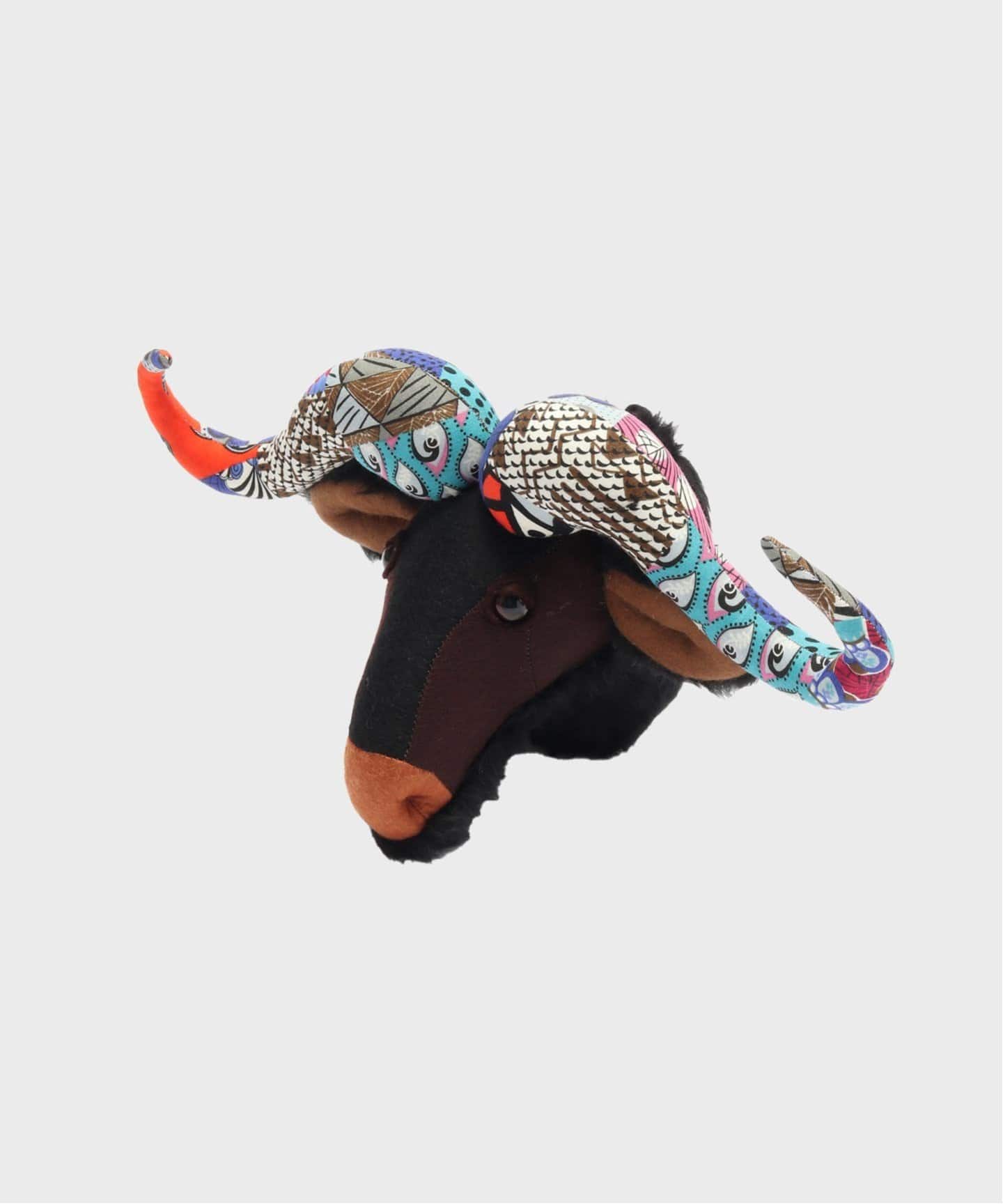 ハンティングトロフィー 【バッファロー】 【新品】 バッファロースカル【ブラック】／ハンティングトロフィー