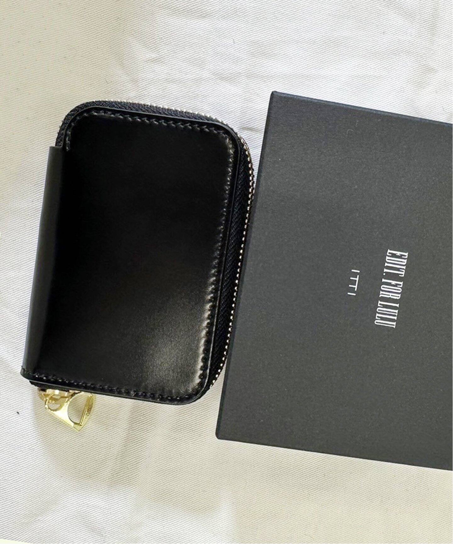 ITTI × EDIT. FOR LULU】別注mini wallet（ブラック）（財布・コイン 