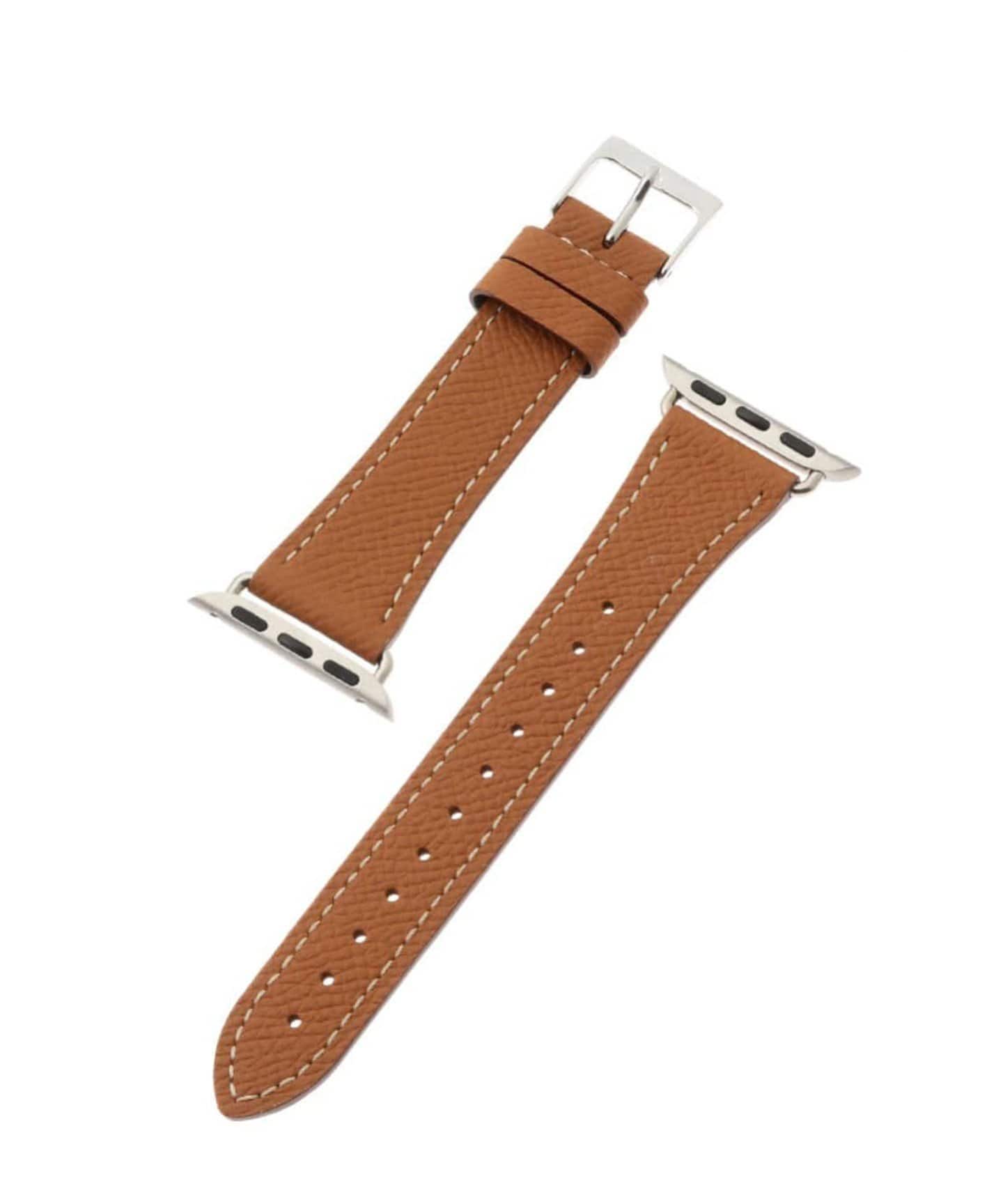 オリジナル　6/13 ベルクロタイプ確認済み KUROCURRANT / クロカラント】Apple watch belt / Epsom leather