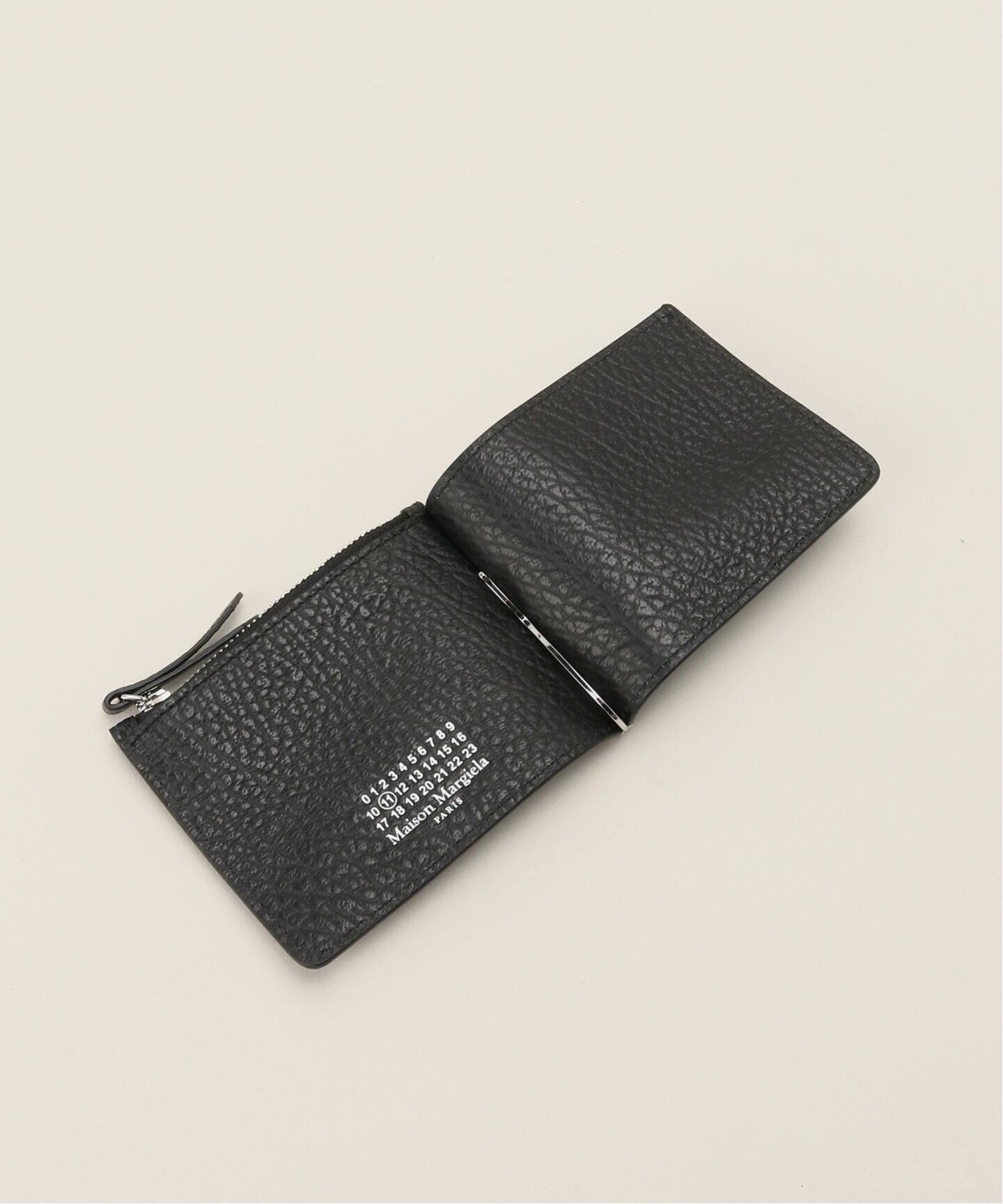 新品未使用】メゾンマルジェラ ジップアラウンド ブラウンレザー  