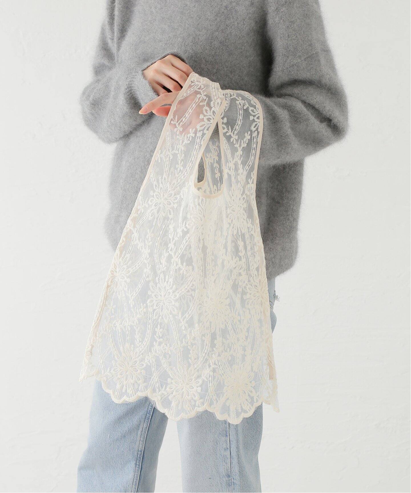 本日のみ出品☆新品タグつき イエナ エンブロイダリー 2WAY エンブロイダリーレース BAG（その他バッグ）｜IENA（イエナ）の