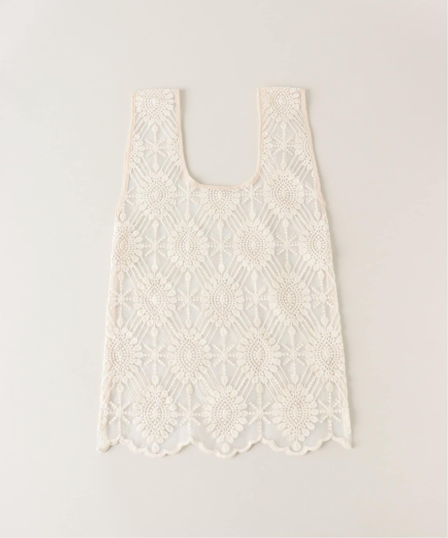 IENA エンブロイダリーレースジャケット 2024aw ホワイト フリーサイズ