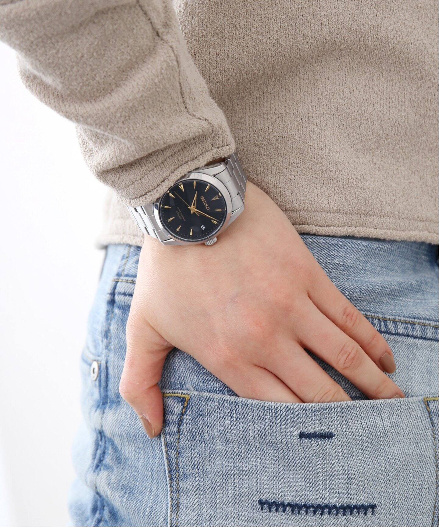 時計 SEIKO Exclusive HIROB*IENA(black) SEIKO / セイコー】Exclusive IENA × HIROB Black【別注
