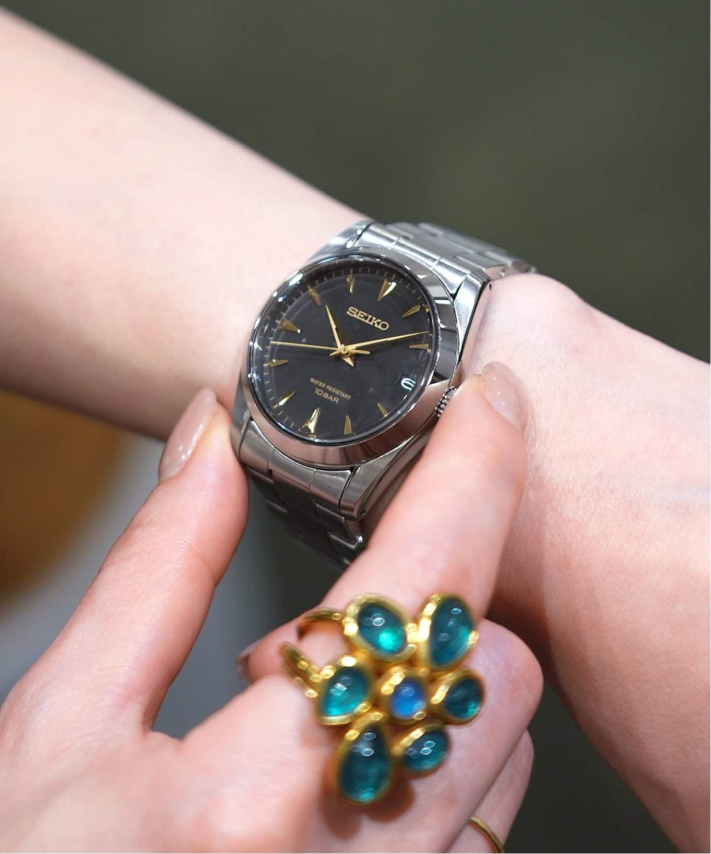 WEB限定/追加4》SEIKO Exclusive HIROB*IENA(black)（新品