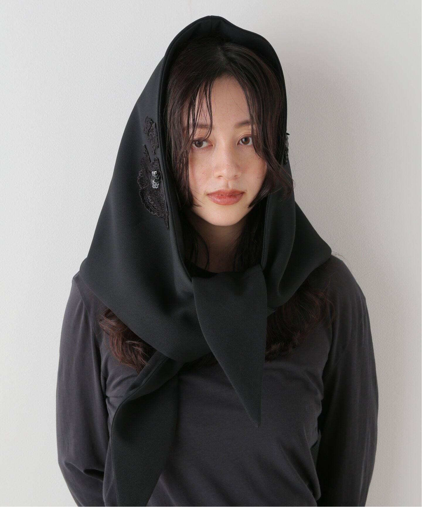 MARGE/マージ Twill beading scarf スカーフ 1008-01 08-373（スカーフ 