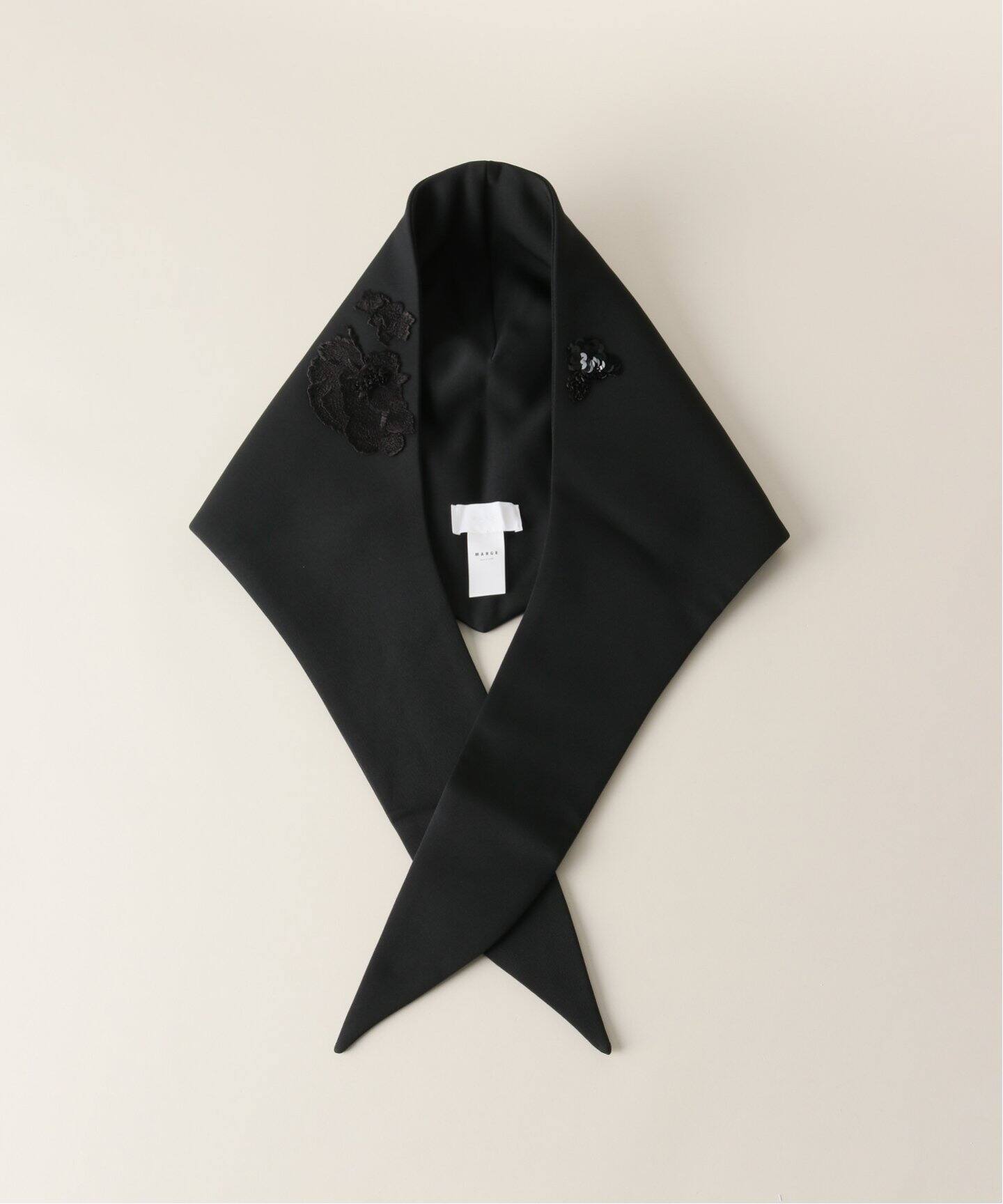 MARGE/マージ Twill beading scarf スカーフ 1008-01 08-373（スカーフ 