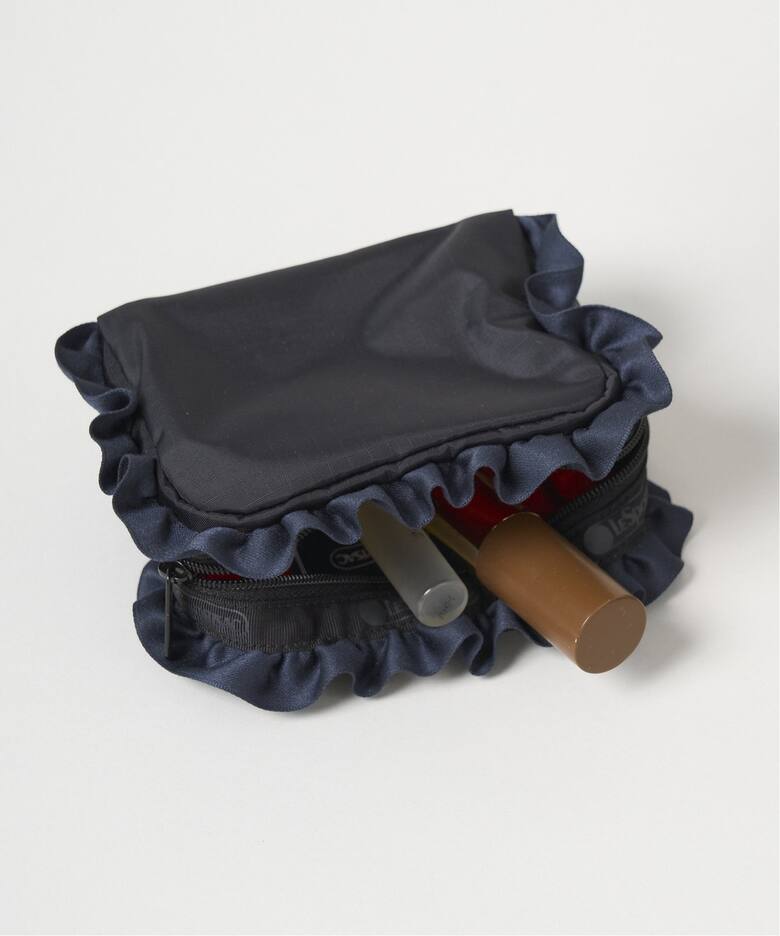 LeSportsac/レスポートサック × IENA EXPO別注 SQUARE COSMETIC(フリル 