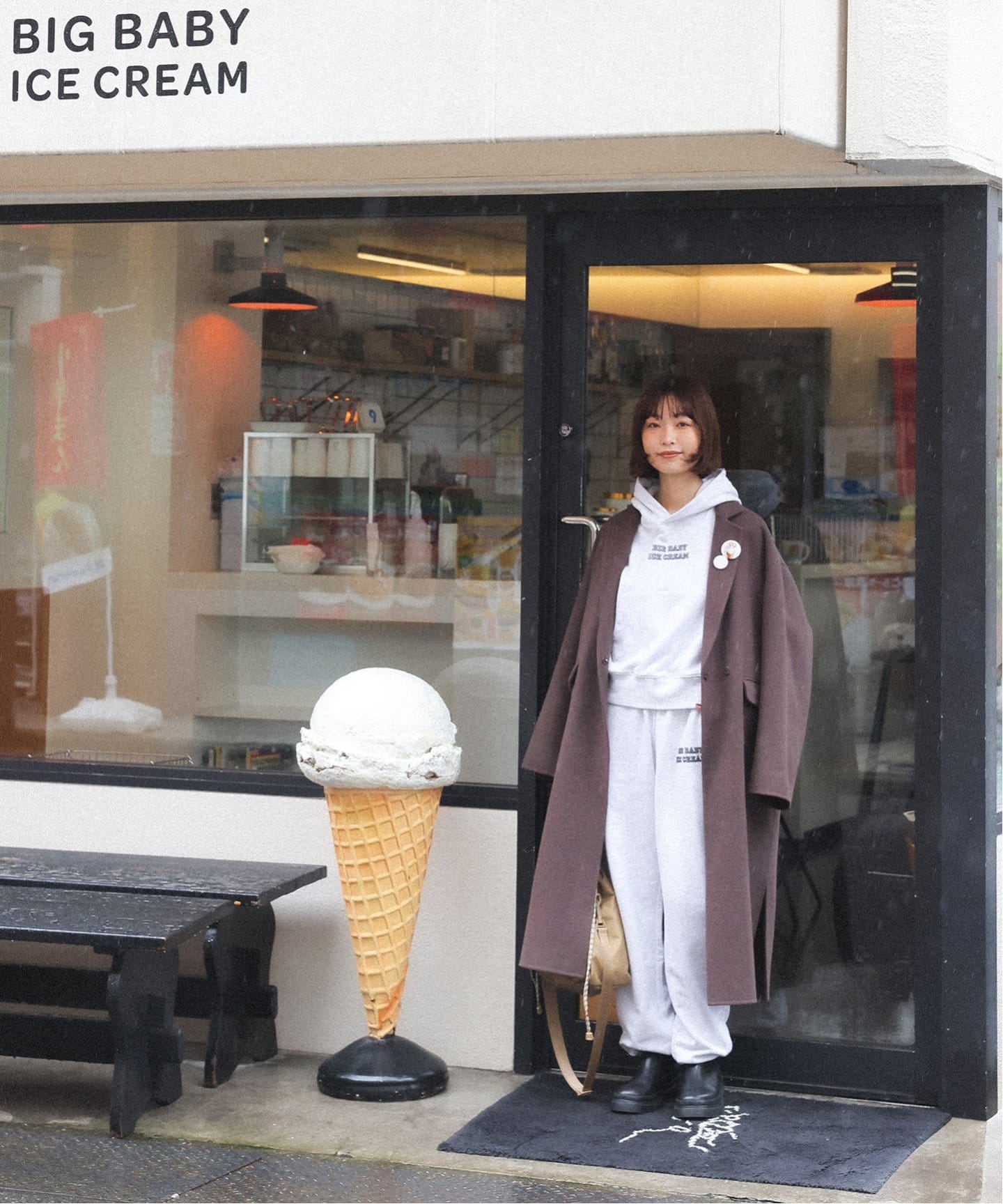 BIG BABY ICE CREAM缶バッチ（その他ファッション小物）｜SLOBE