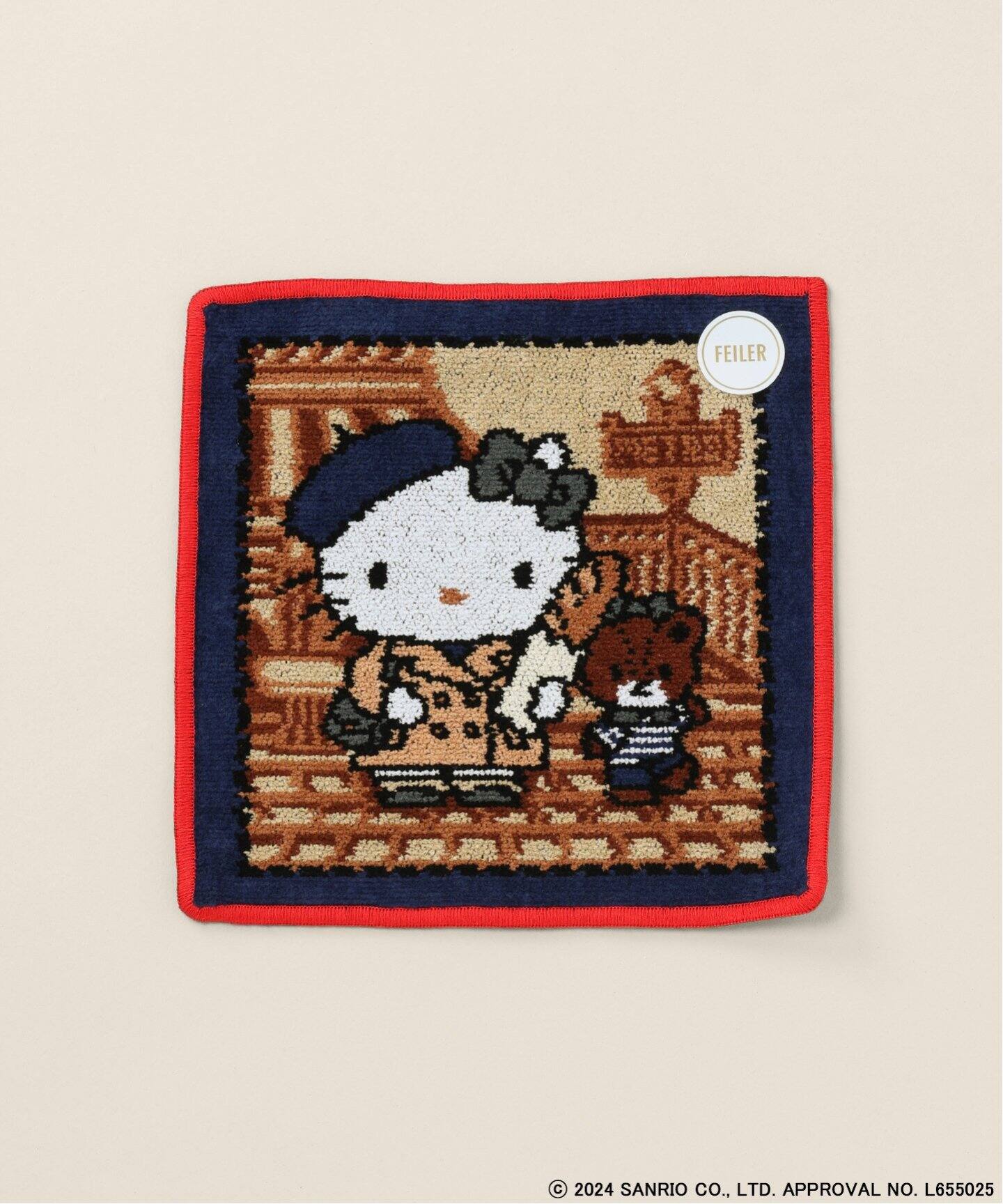 FEILER/フェイラー 別注 PARIS HELLO KITTY 25*25（ハンカチ）｜IENA 