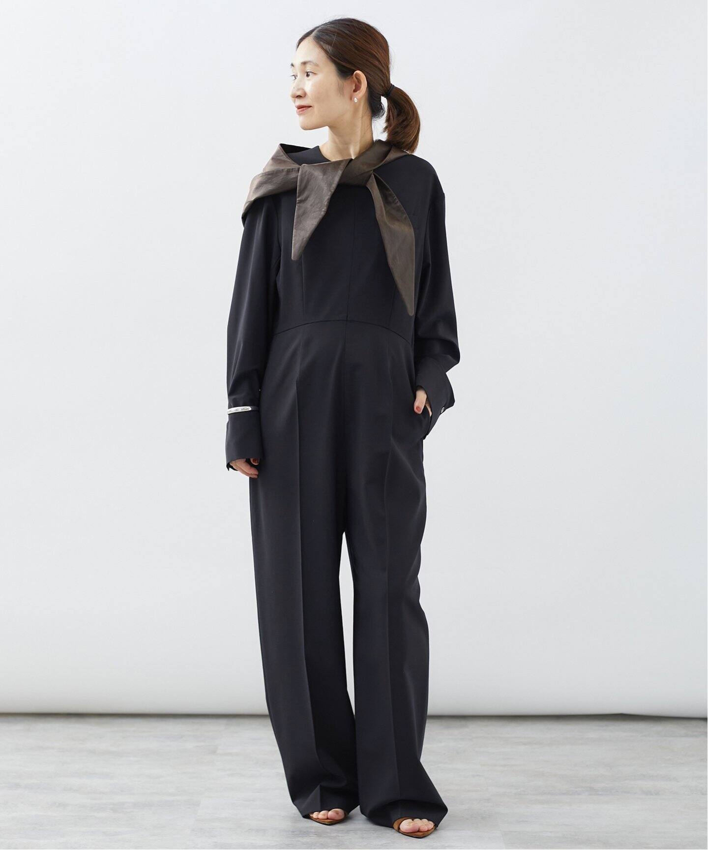 INSCRIRE（アンスクリア）Fake Leather Hoodie I24AWG11A（その他  