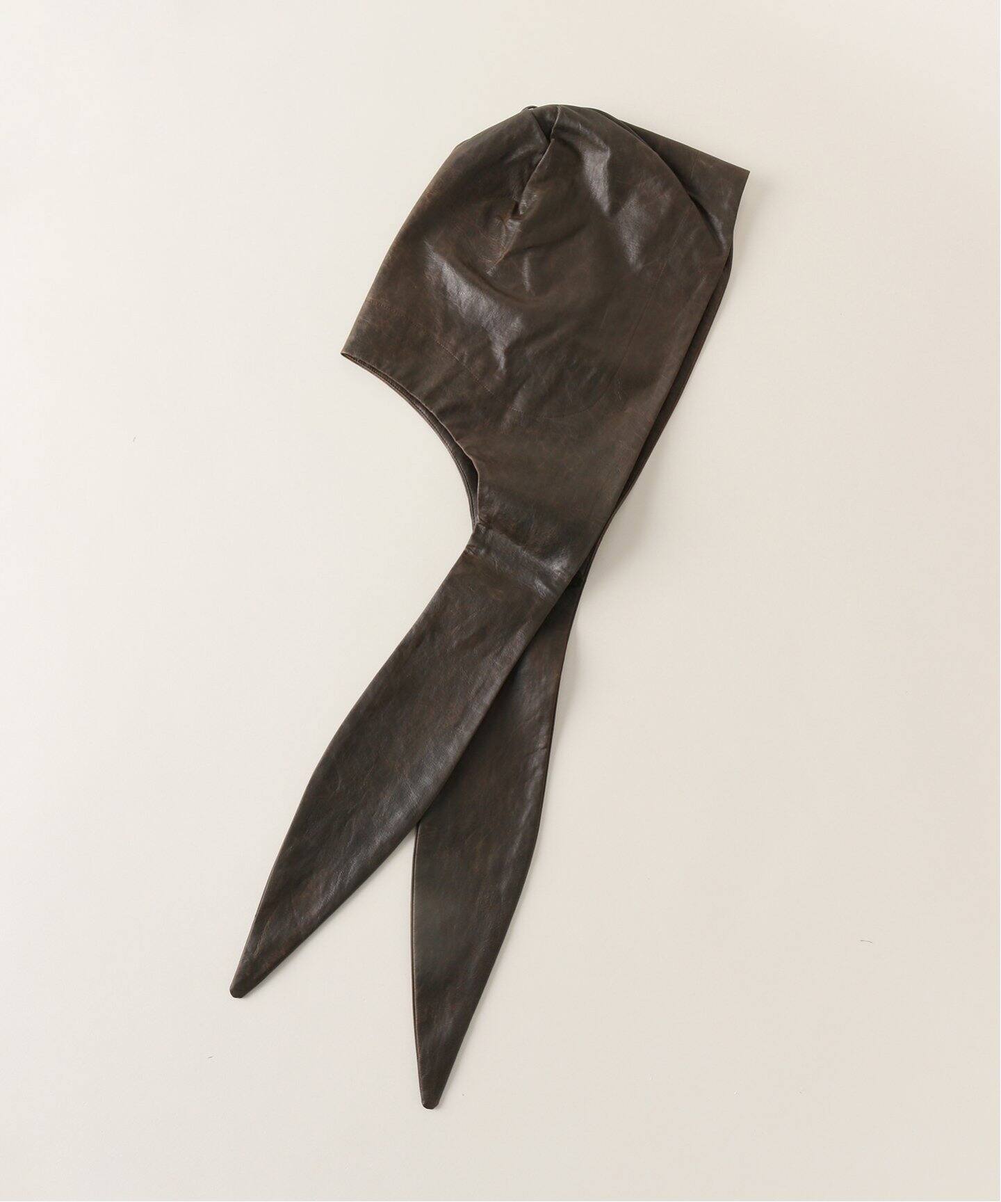 INSCRIRE（アンスクリア）Fake Leather Hoodie I24AWG11A（その他  