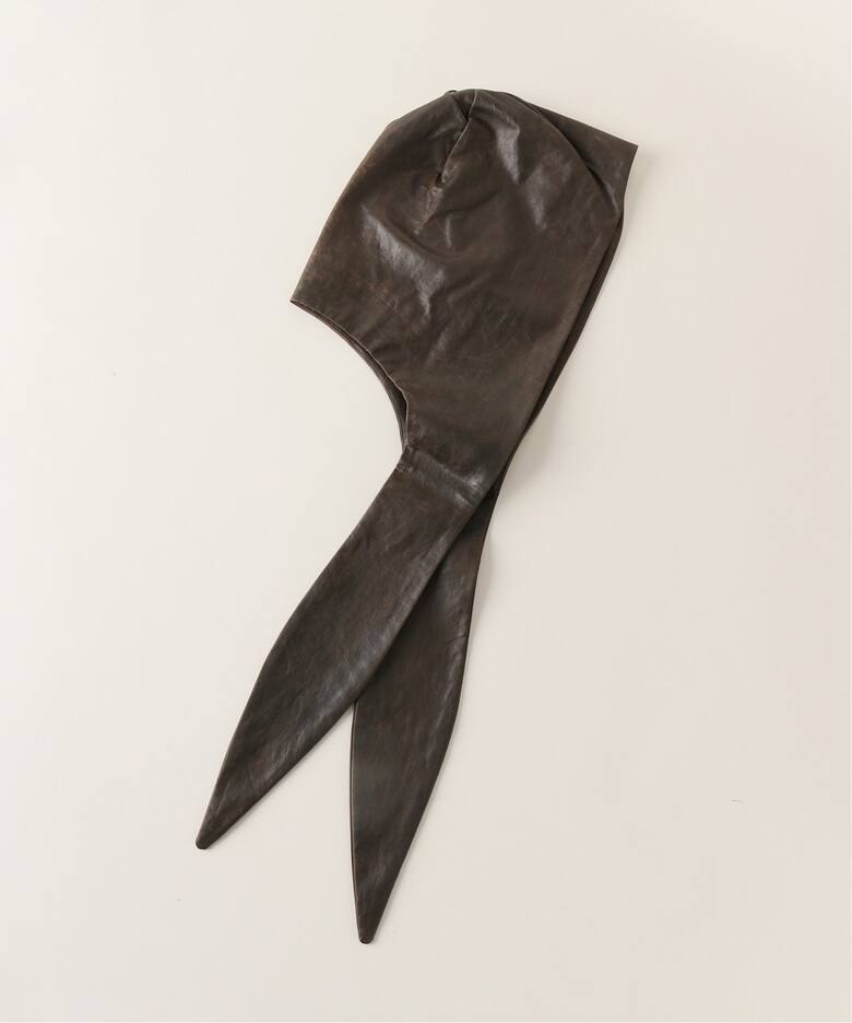 INSCRIRE（アンスクリア）Fake Leather Hoodie I24AWG11A（その他  