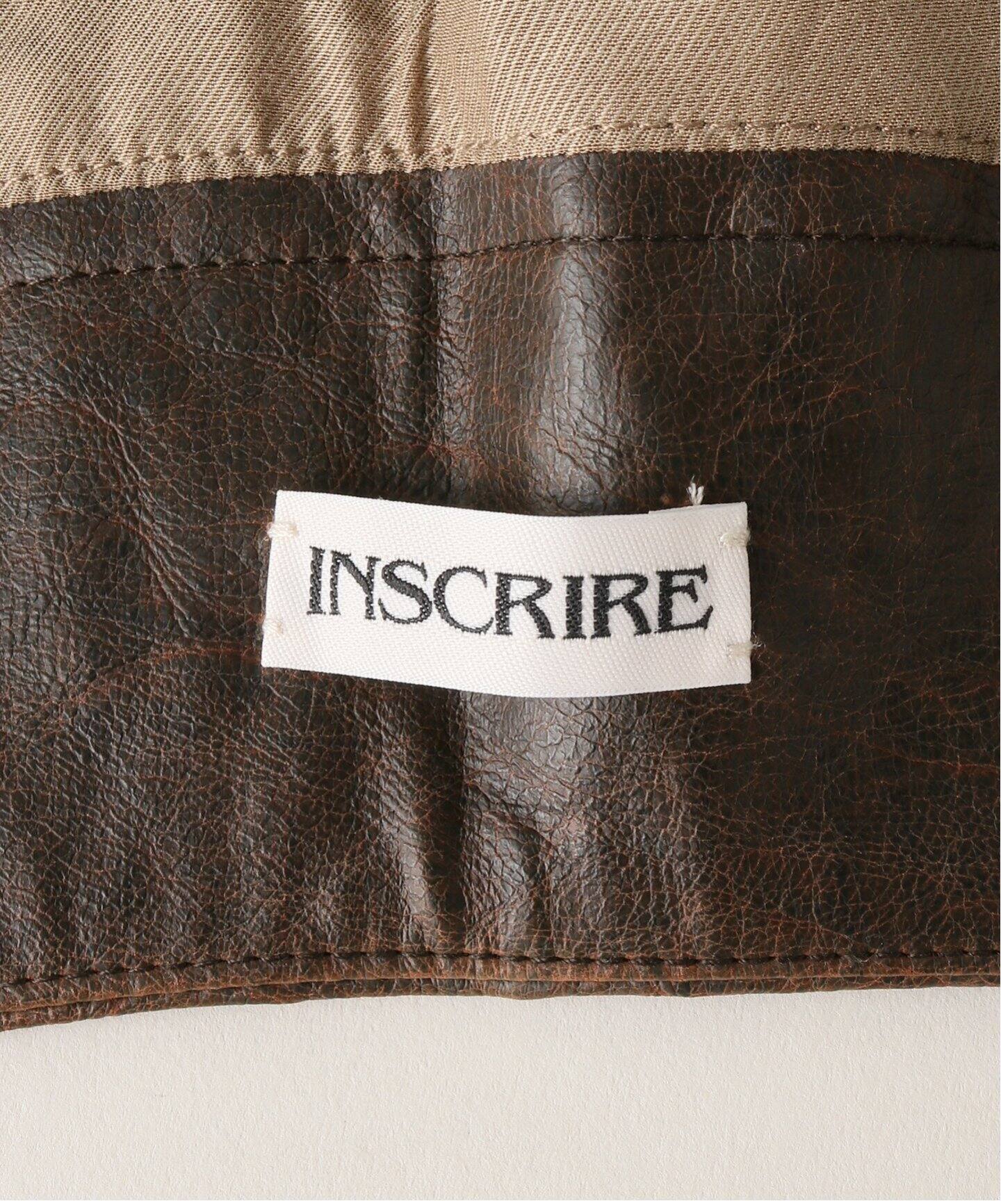 INSCRIRE（アンスクリア）Fake Leather Hoodie I24AWG11A（その他  