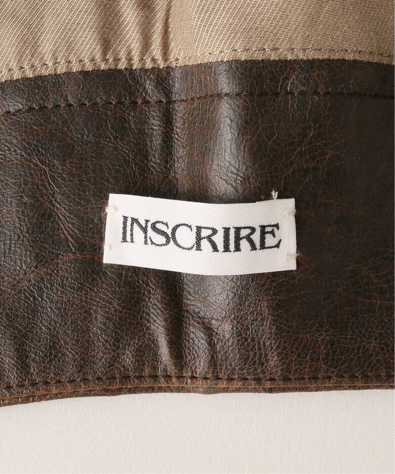 INSCRIRE（アンスクリア）Fake Leather Hoodie I24AWG11A（その他  