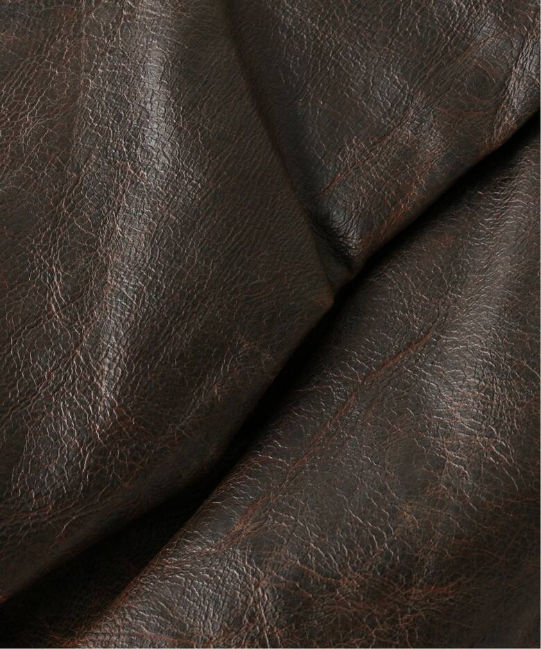 INSCRIRE（アンスクリア）Fake Leather Hoodie I24AWG11A（その他  