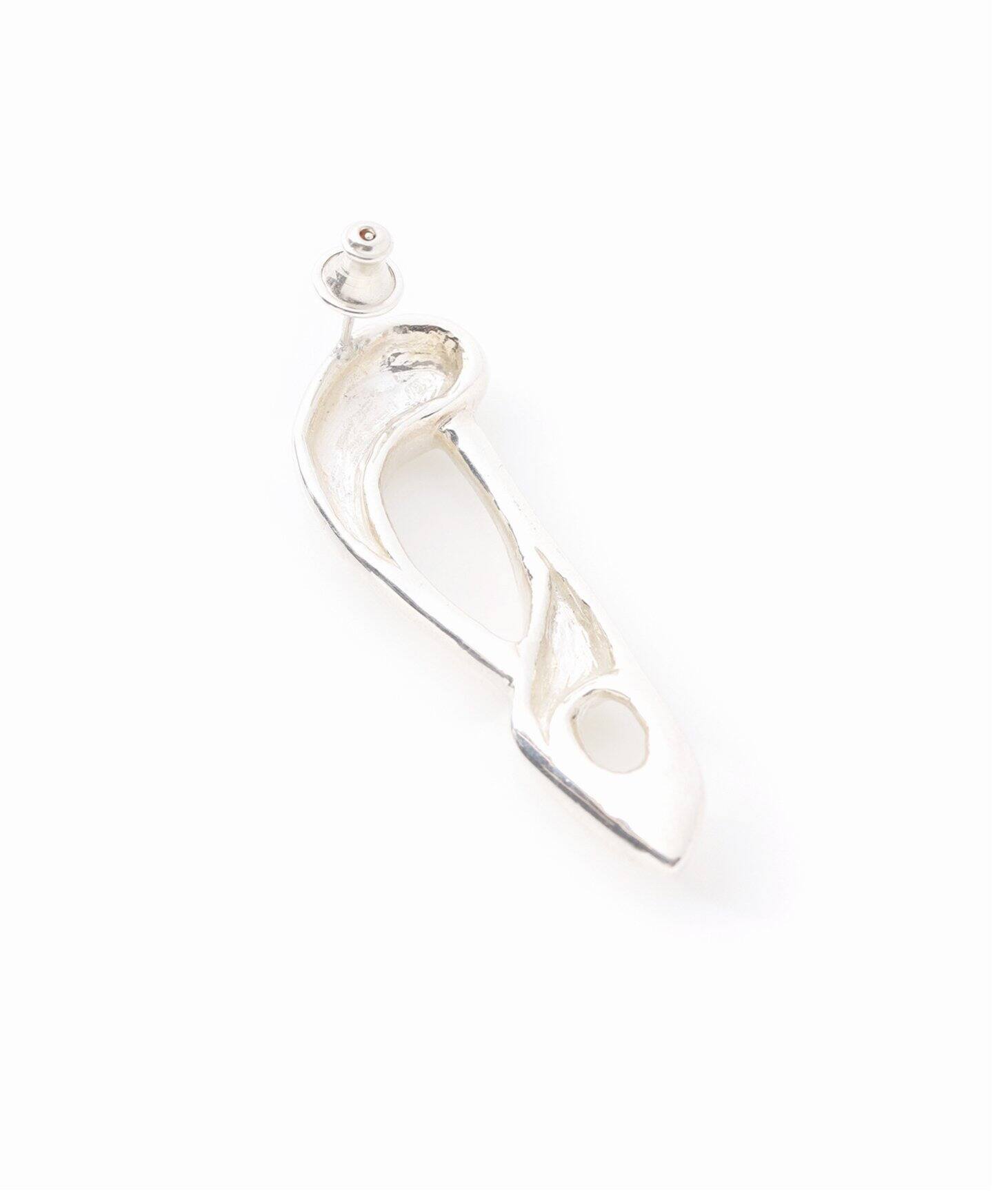 SAYAKADAVIS/サヤカデイヴィス】別注 YIN YANG DRAPE：シングルピアス 