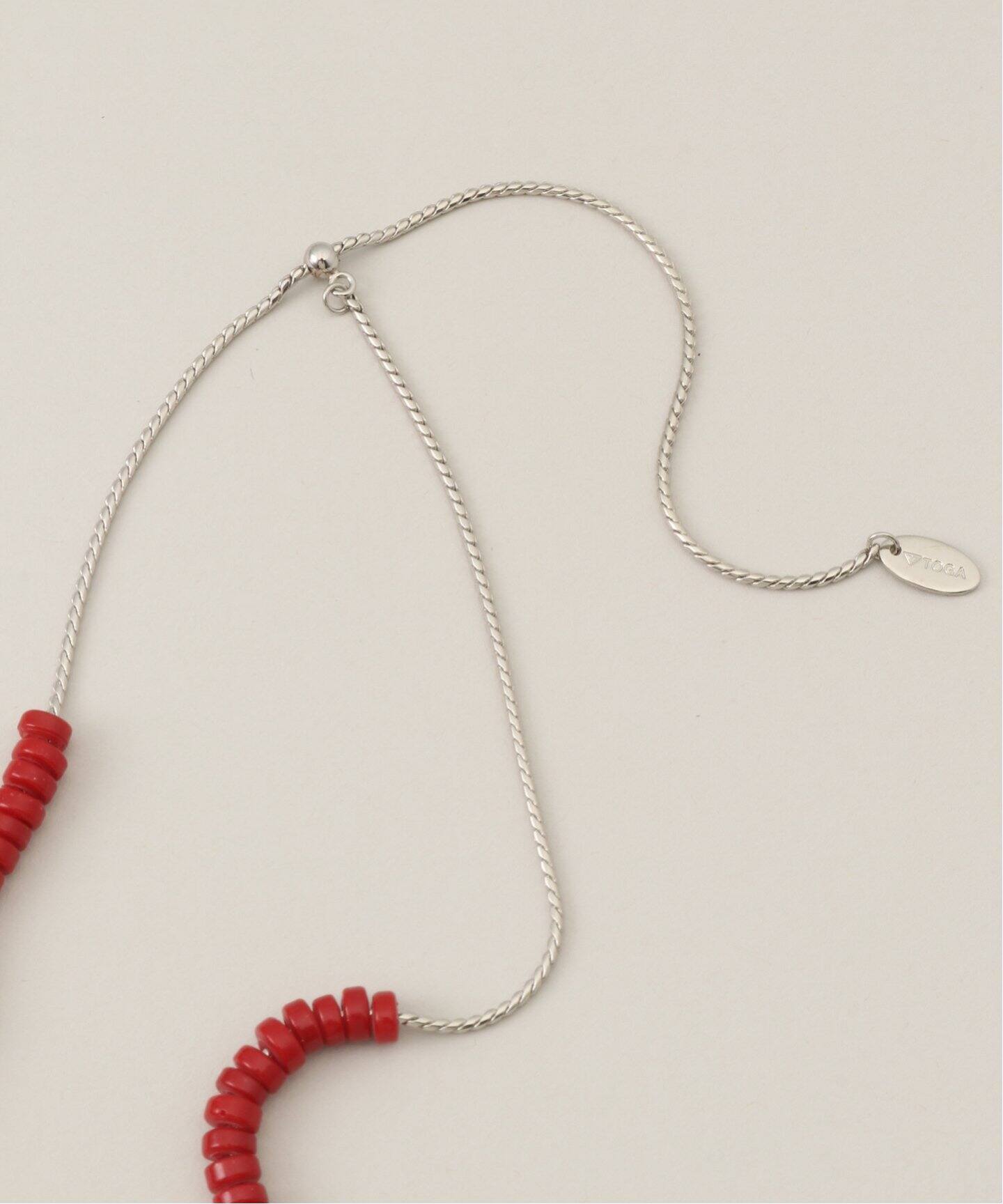 TOGA PULLA TRIANGLE BEADS NECKLACE TZ242-AK935：ネックレス 
