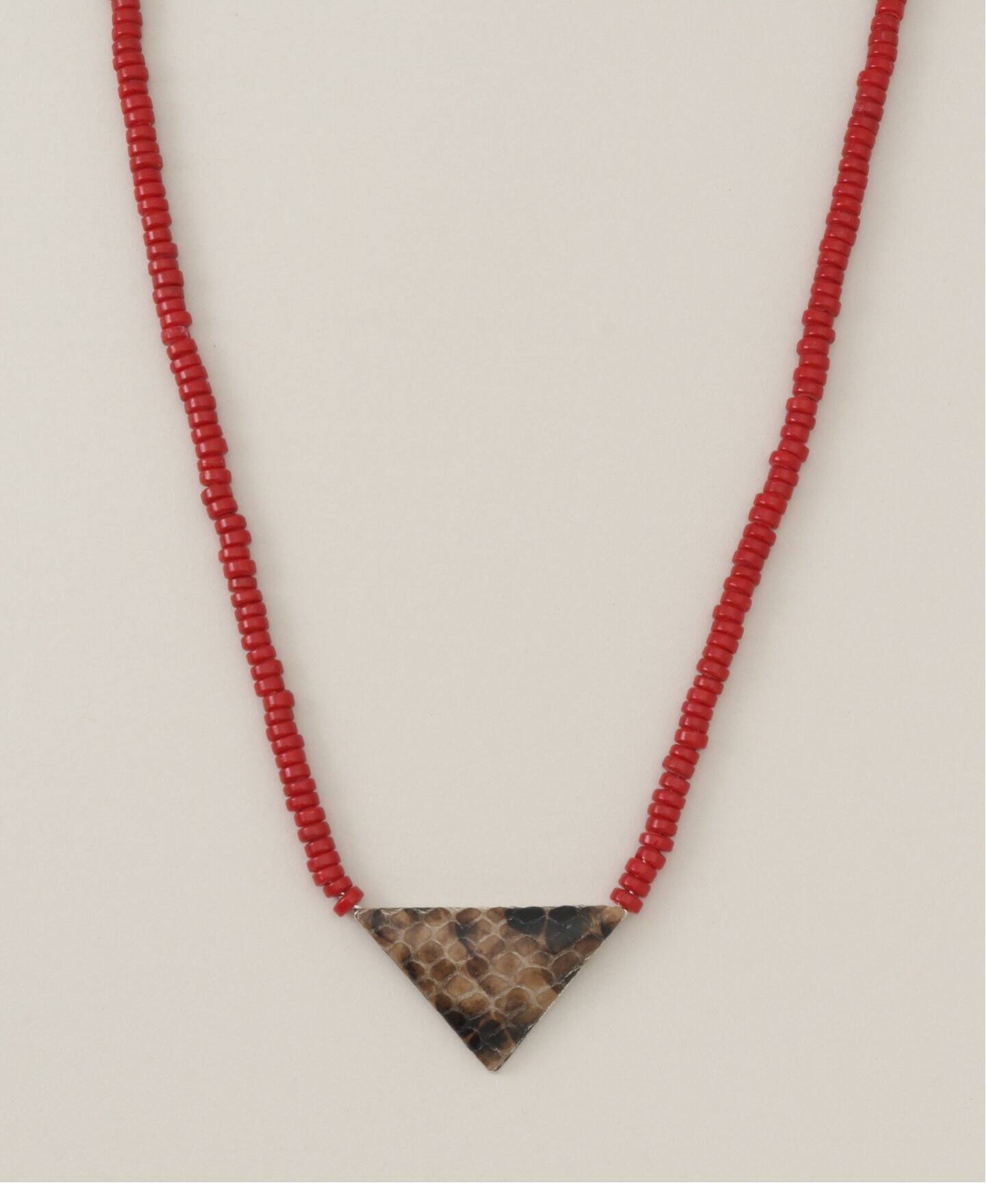 TOGA PULLA TRIANGLE BEADS NECKLACE TZ242-AK935：ネックレス 